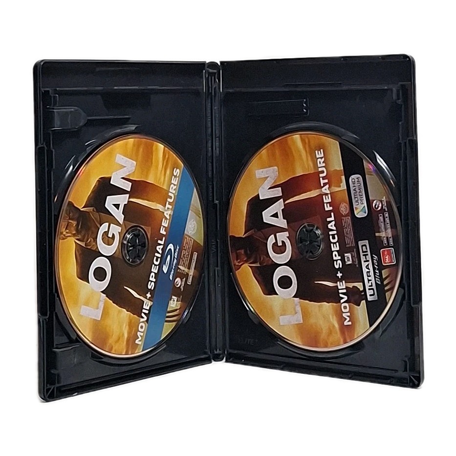 Logan Standard Edition 4K Ultra HD Blu-Ray 2017 2-Disc Wolverine Tested VG+