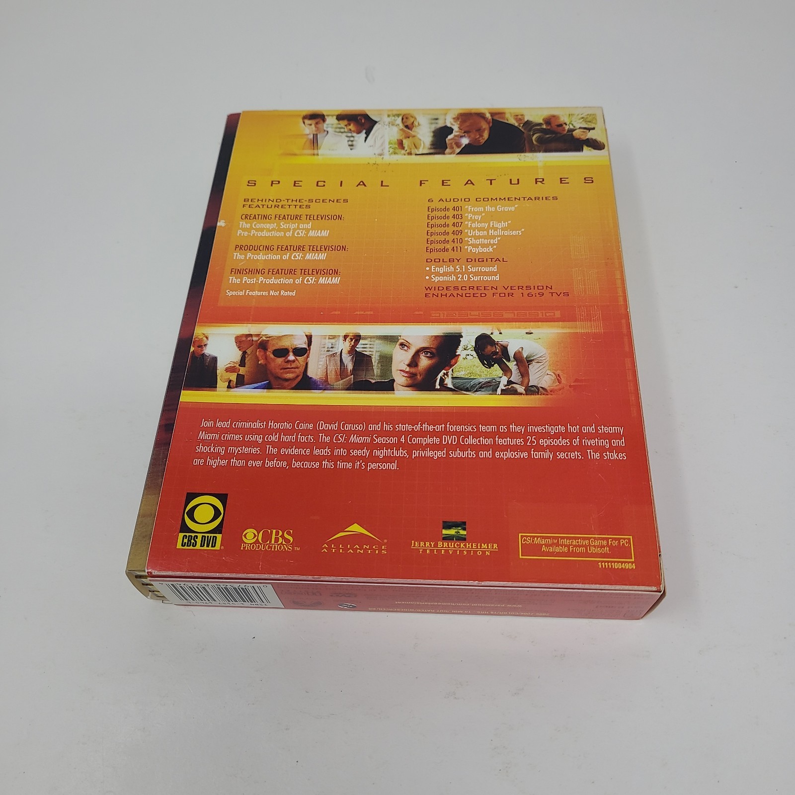 CSI: MIAMI – The Complete Fourth 4 Four Season DVD Set