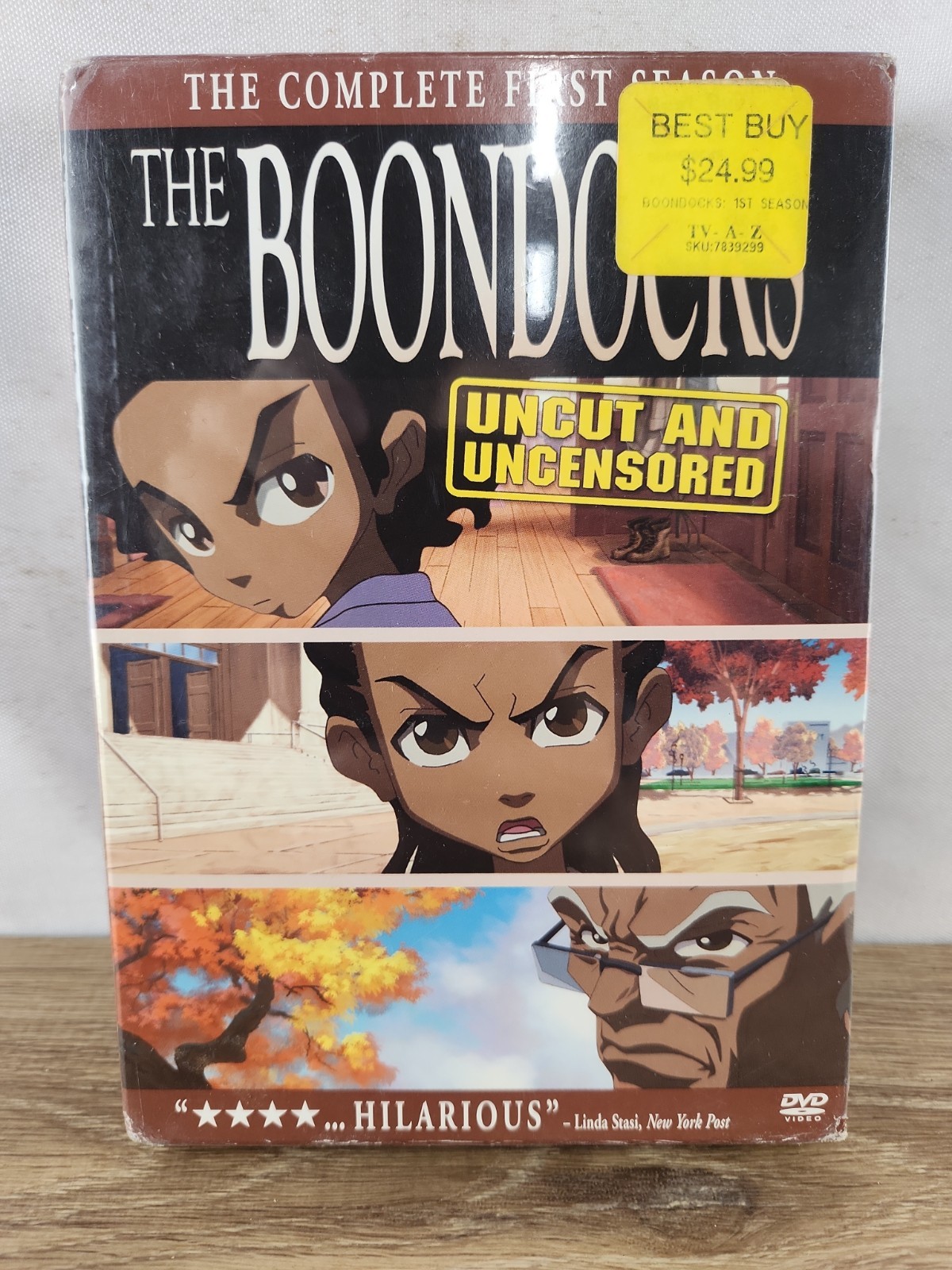 New The Boondocks Complete First Season 3-Disc DVD Set Sealed (Shelf Wear)