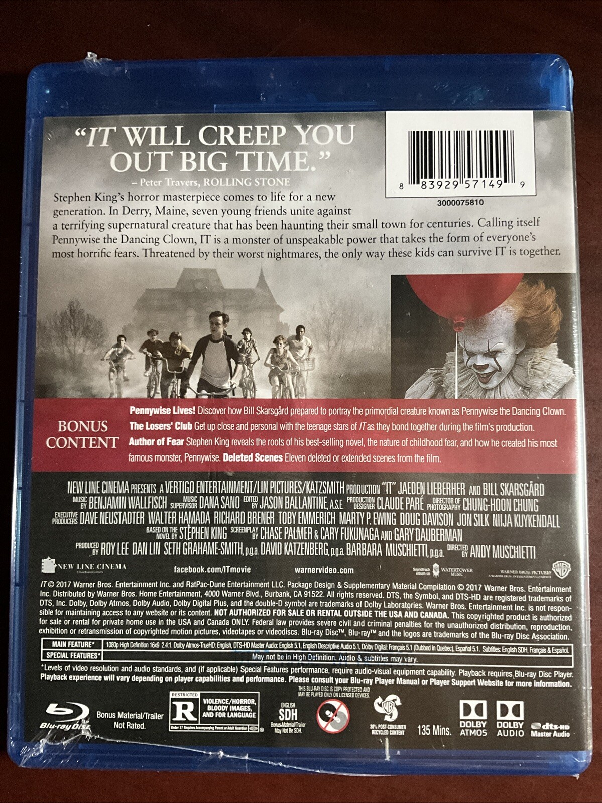 It (Blu-ray, 2017)