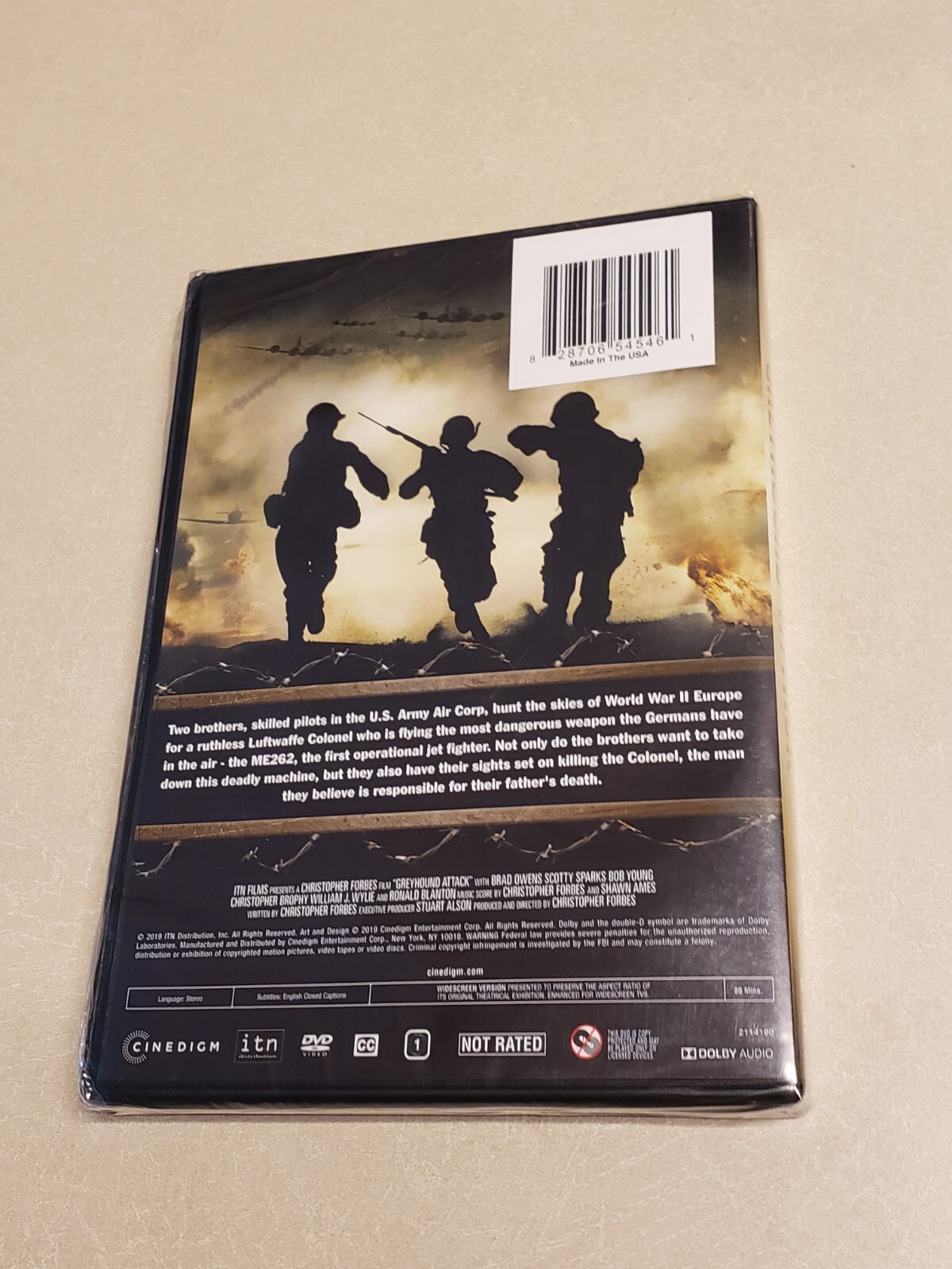 Greyhound Attack (DVD) Sealed