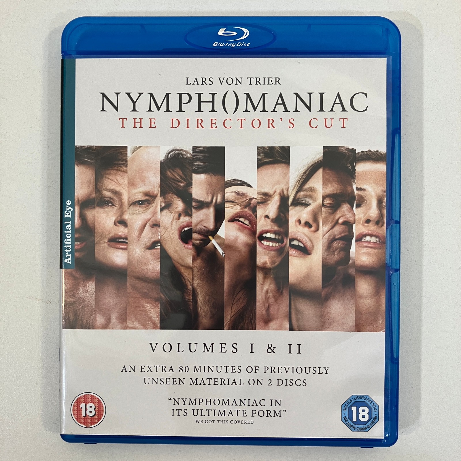 Nymphomaniac Blu Ray Region B Lars von Trier Charlotte Gainsbourg Stacy Martin