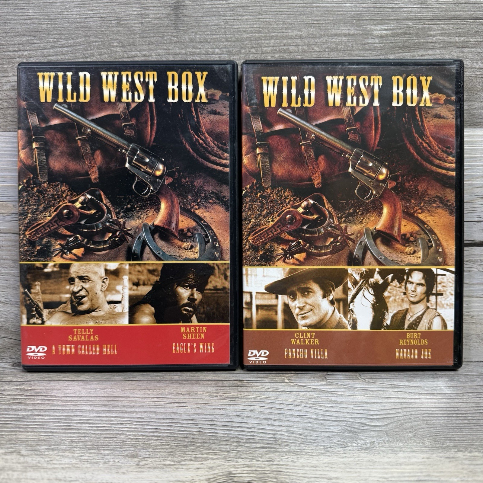 Pancho Villa, Navajo Joe, A Town Called Hell, Eagle’s Wing (DVD 2 Disc, 2005)