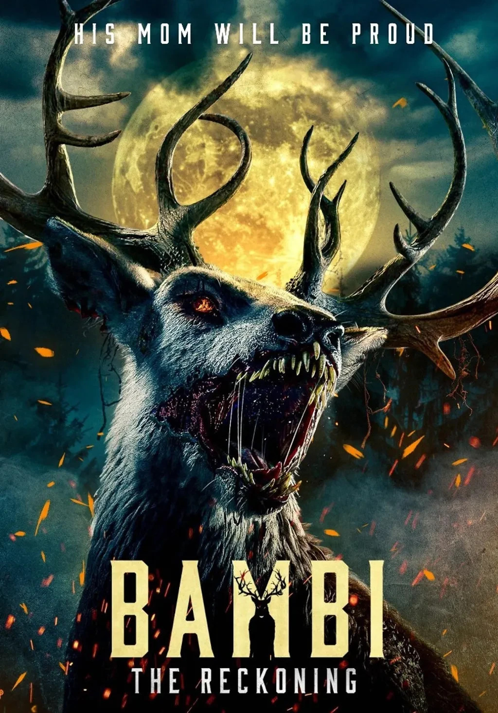 1 x DVD Bambi: The Reckoning 2025 Horror Film FULL HD DVD High Quality Audio-NEW