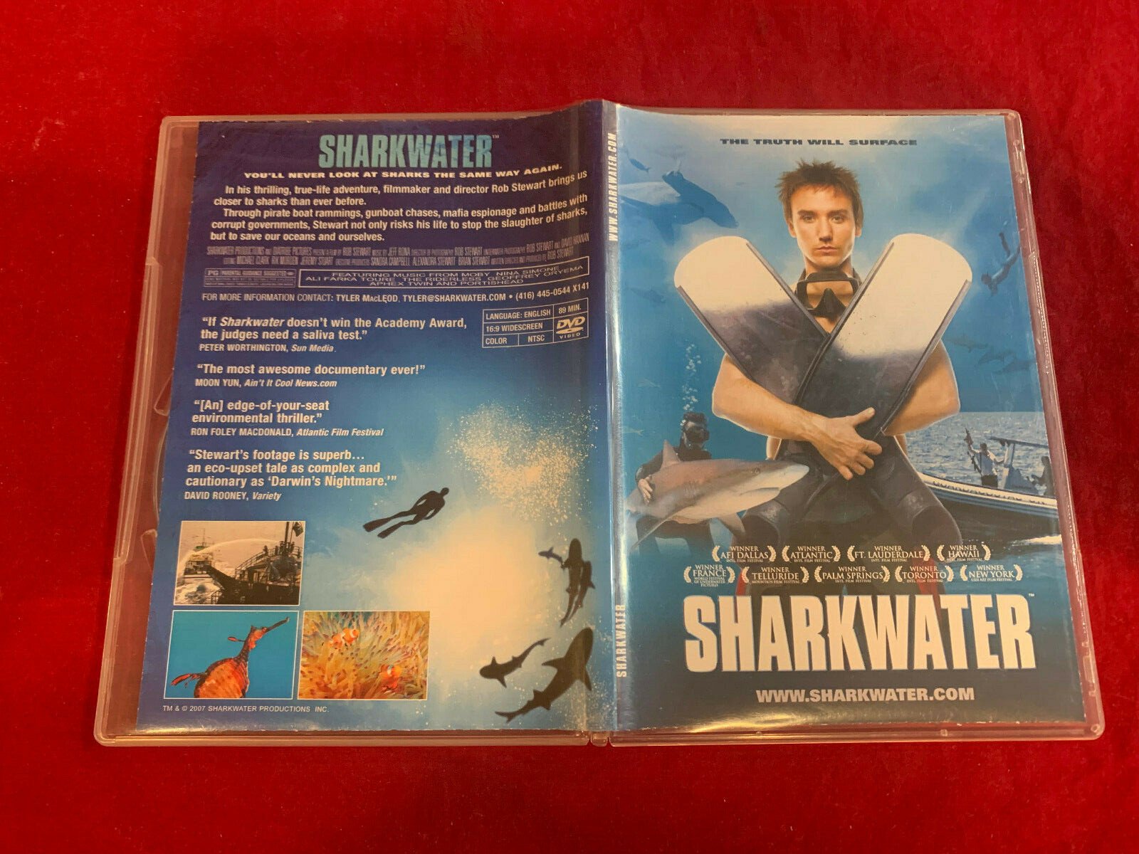 SHARKWATER 2 DVD PROMO FYC DVD DISC 1 89 MINUTES & 91 MINUTE TRIBUTE CD MINT-