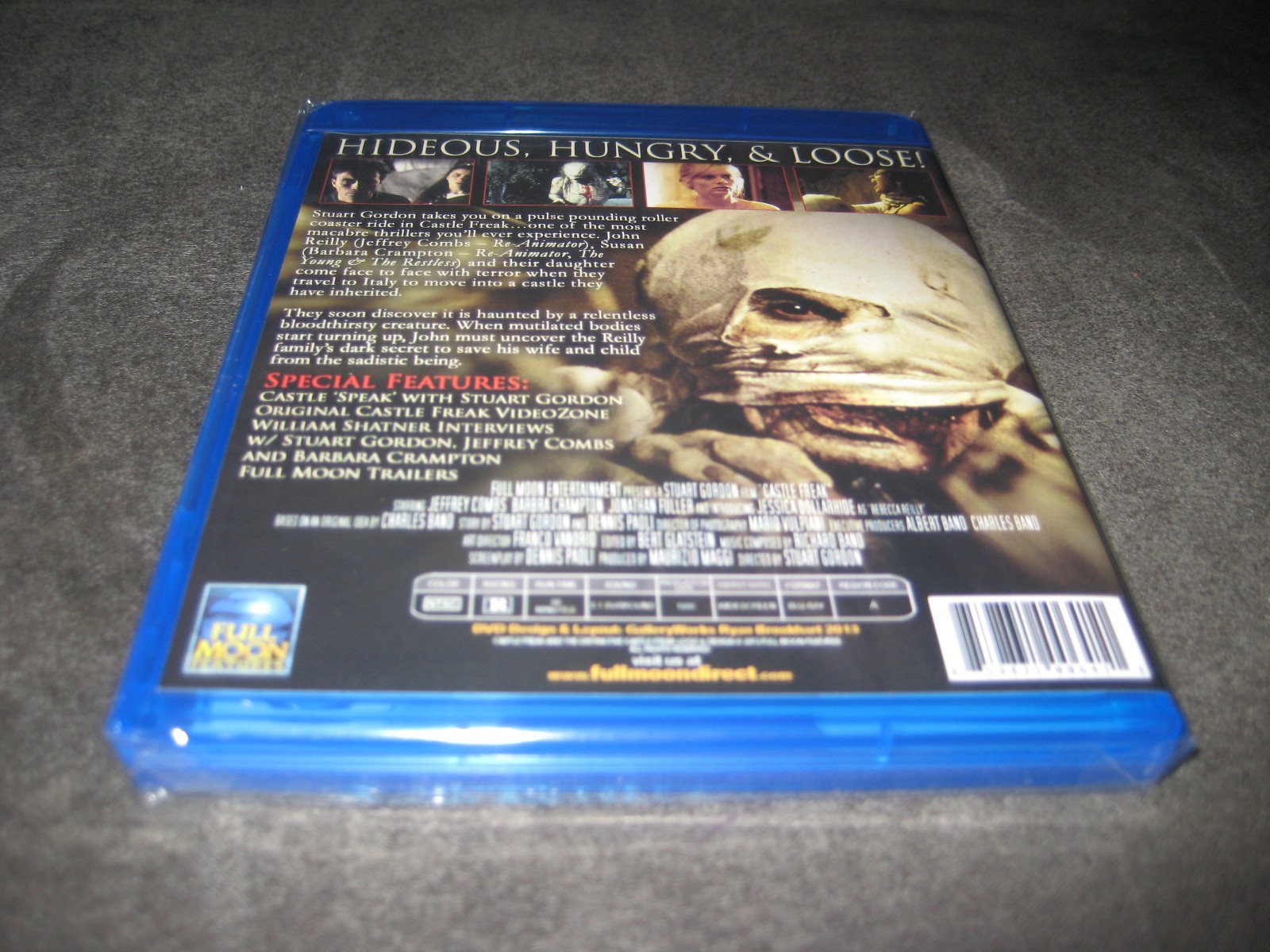 CASTLE FREAK – (BLURAY 2013) BRAND NEW – RATED R – WIDESCREEN – HORROR -THRILLER