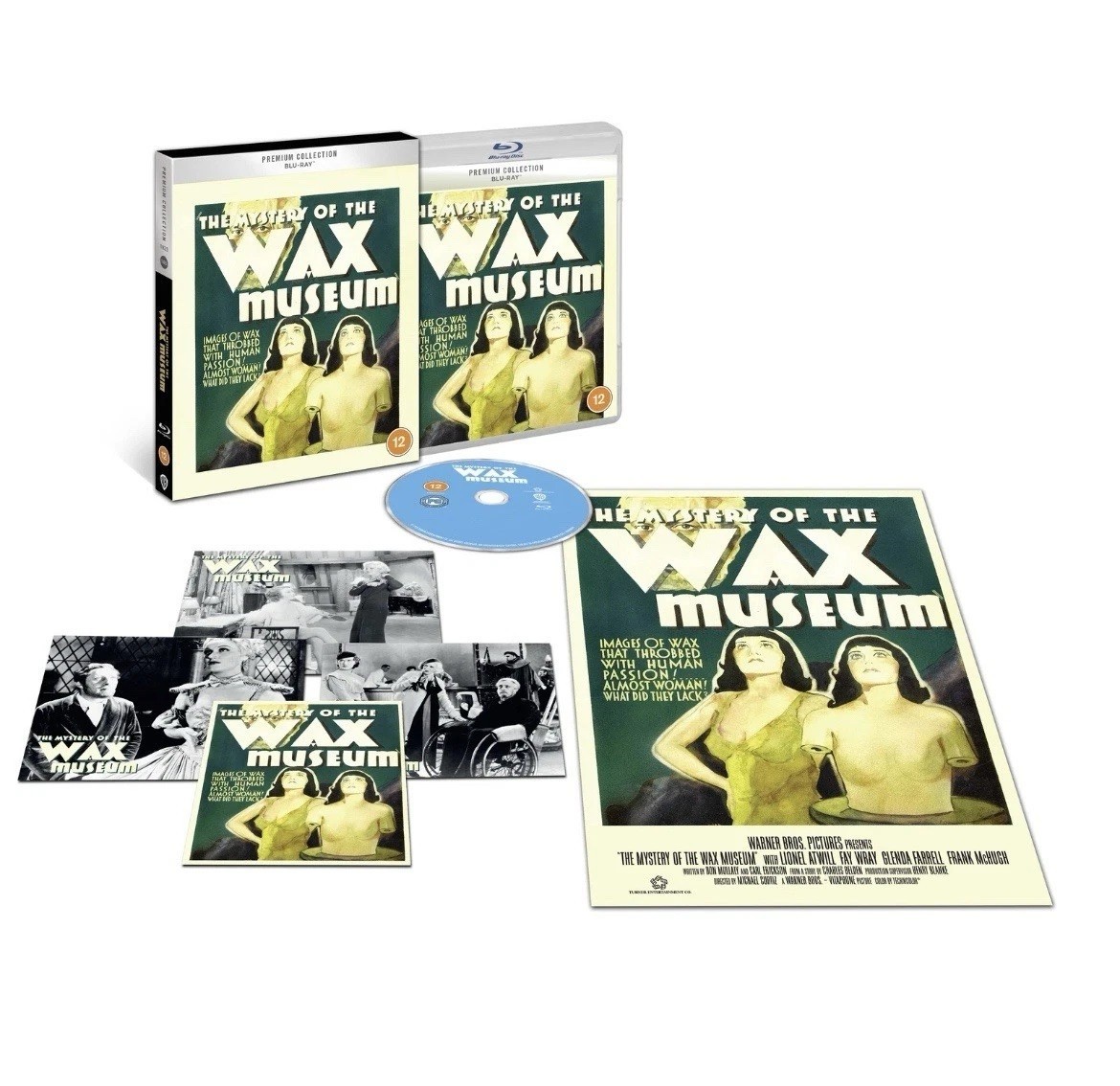 The Mystery of the Wax Museum (1933) Premium Collection w/slipcase Blu-Ray NEW