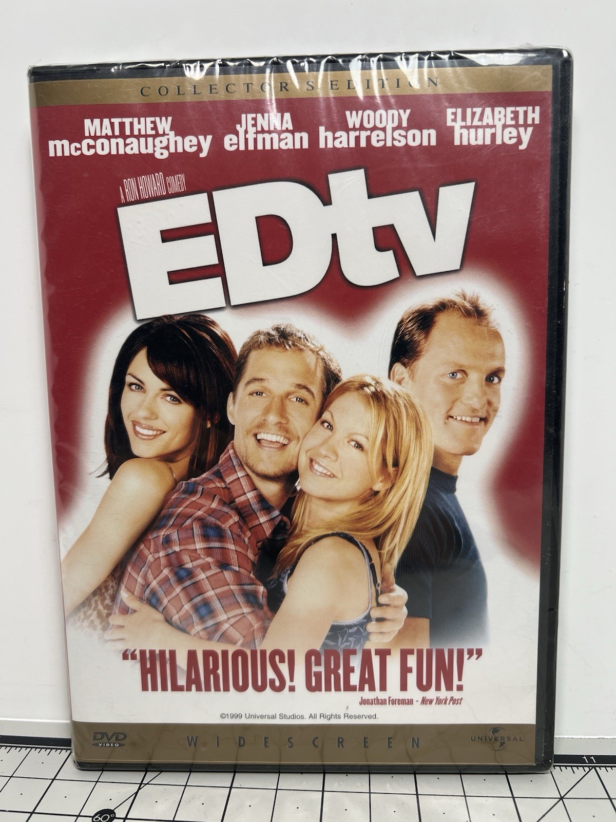 Edtv (DVD, 1999) Matthew Mcconaughey Collectors Edition Previously Viewed Sealed