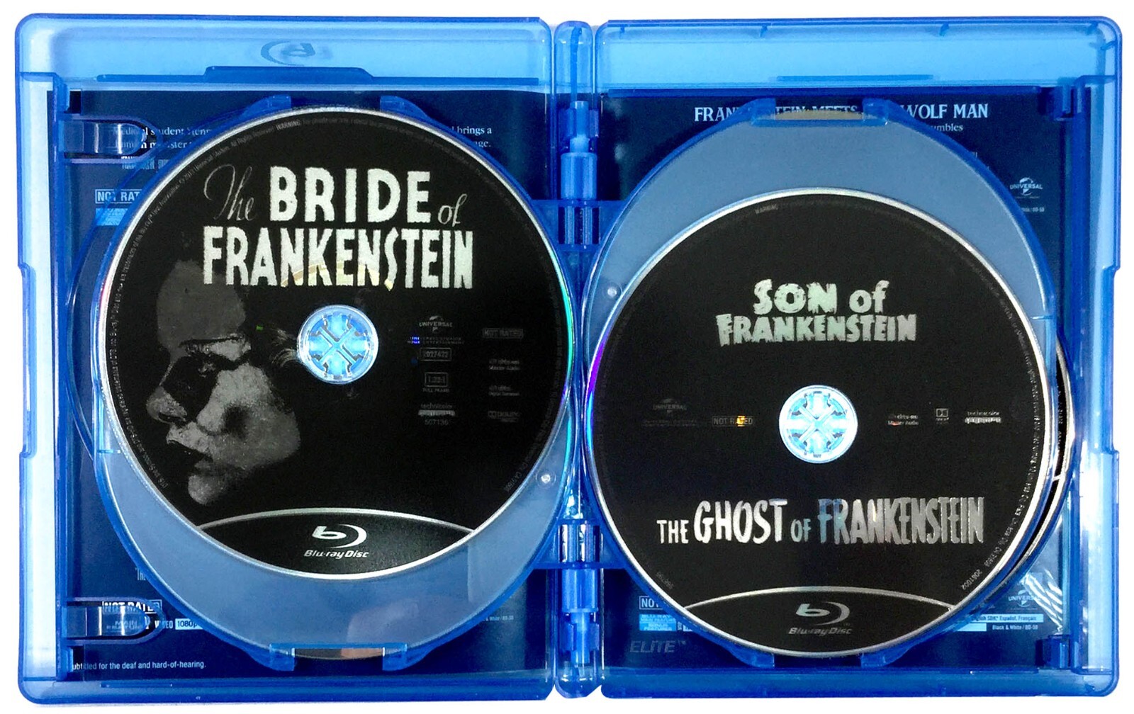 Frankenstein: Complete 8-Film Legacy Coll (5-Disc Blu-ray, 1931-1948) Like New !