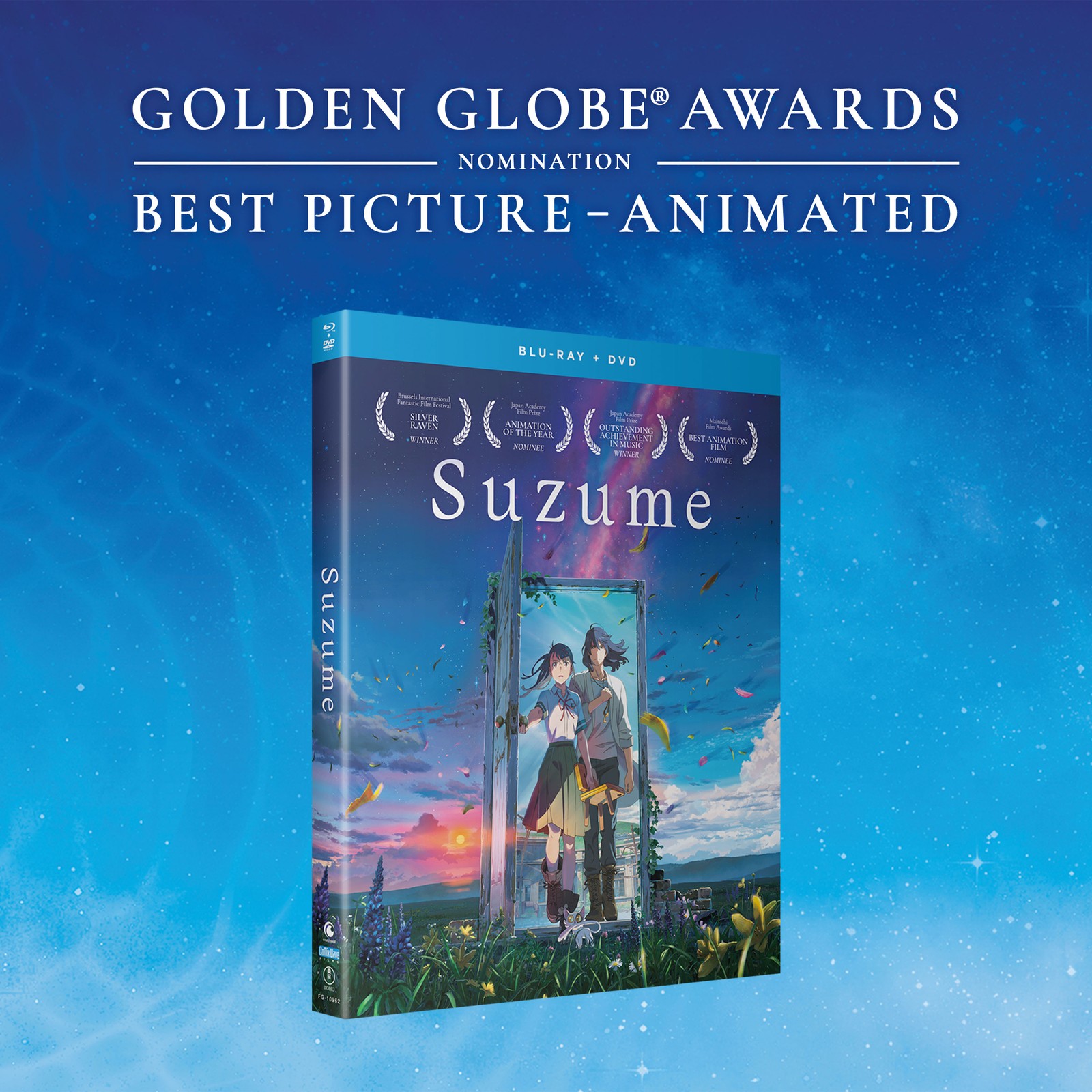New Suzume: Movie (Blu-ray + DVD)