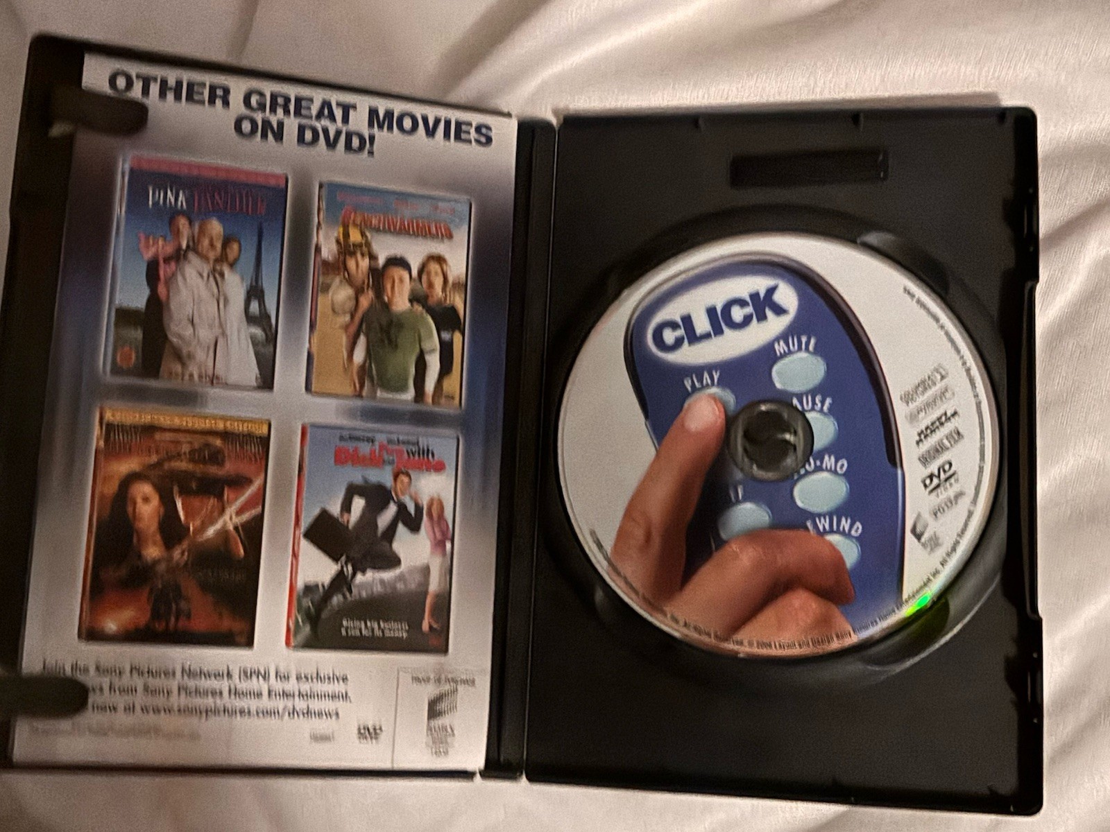 Click DVD 2006 Disc Special Edition Adam Sandler