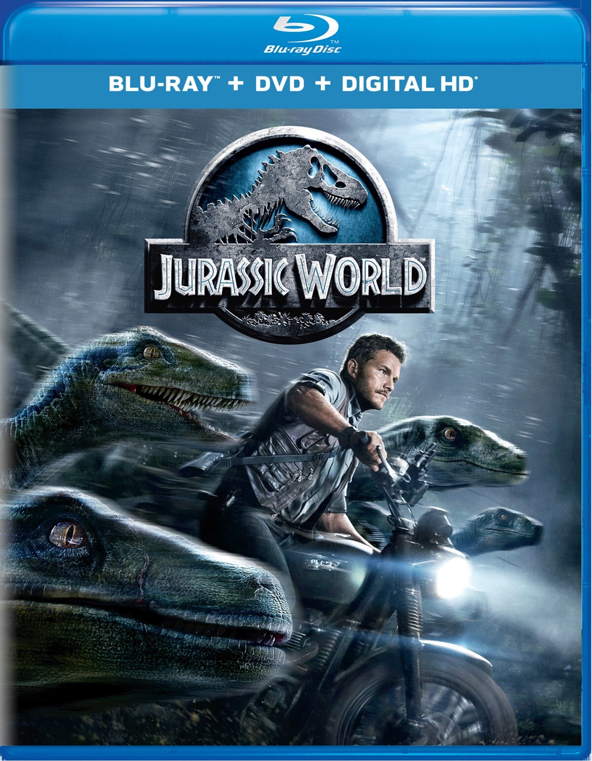 Jurassic World Blu-ray Chris Pratt NEW