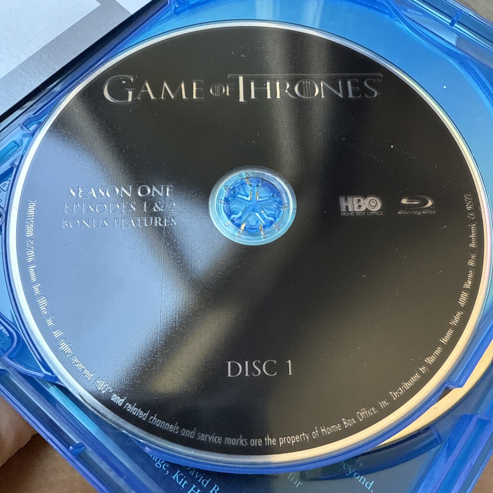 Game of Thrones: The Complete First Season Blu Ray Digital HD