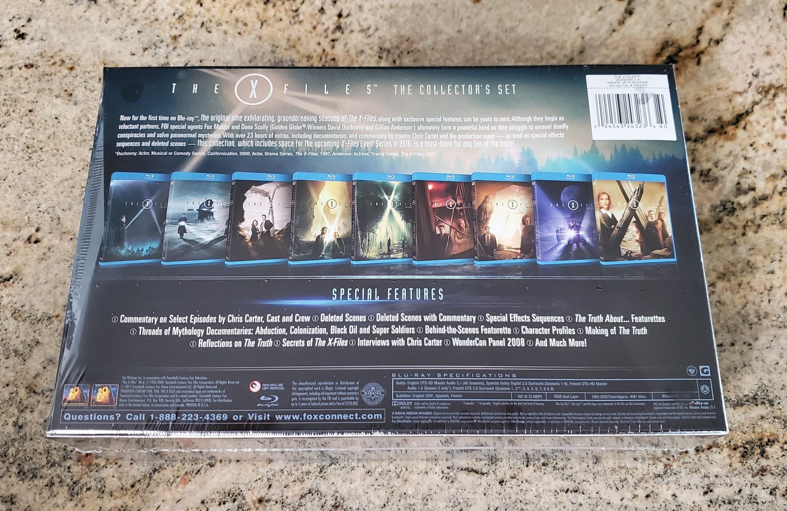 THE X-FILES COLLECTOR’S BOX SET BLURAY COMPLETE FOX SCI-FI TV SERIES RARE NEW 👽