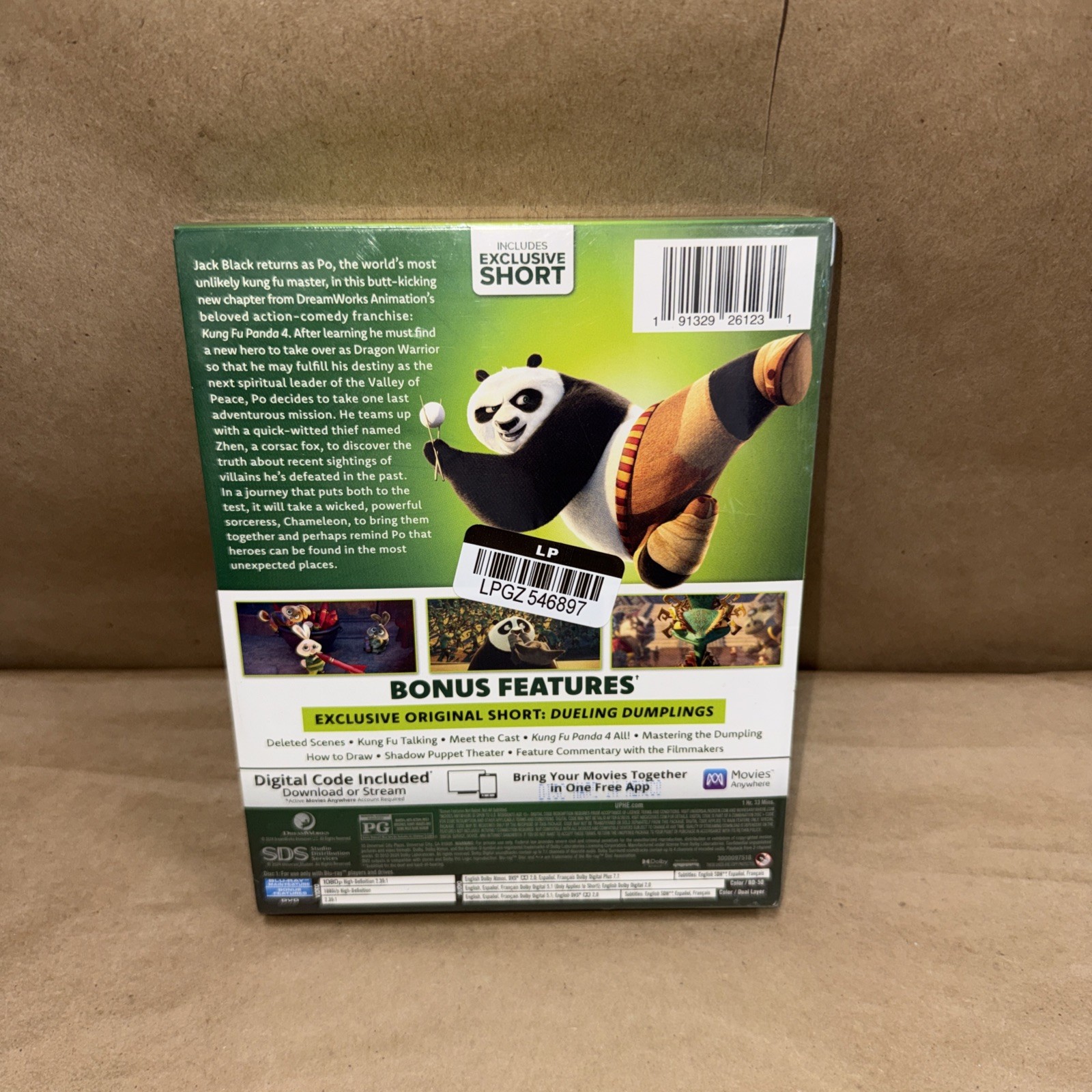 Kung Fu Panda 4 – Blu-Ray + DVD + Digital Code (NEW) SEE DESCRIPTION