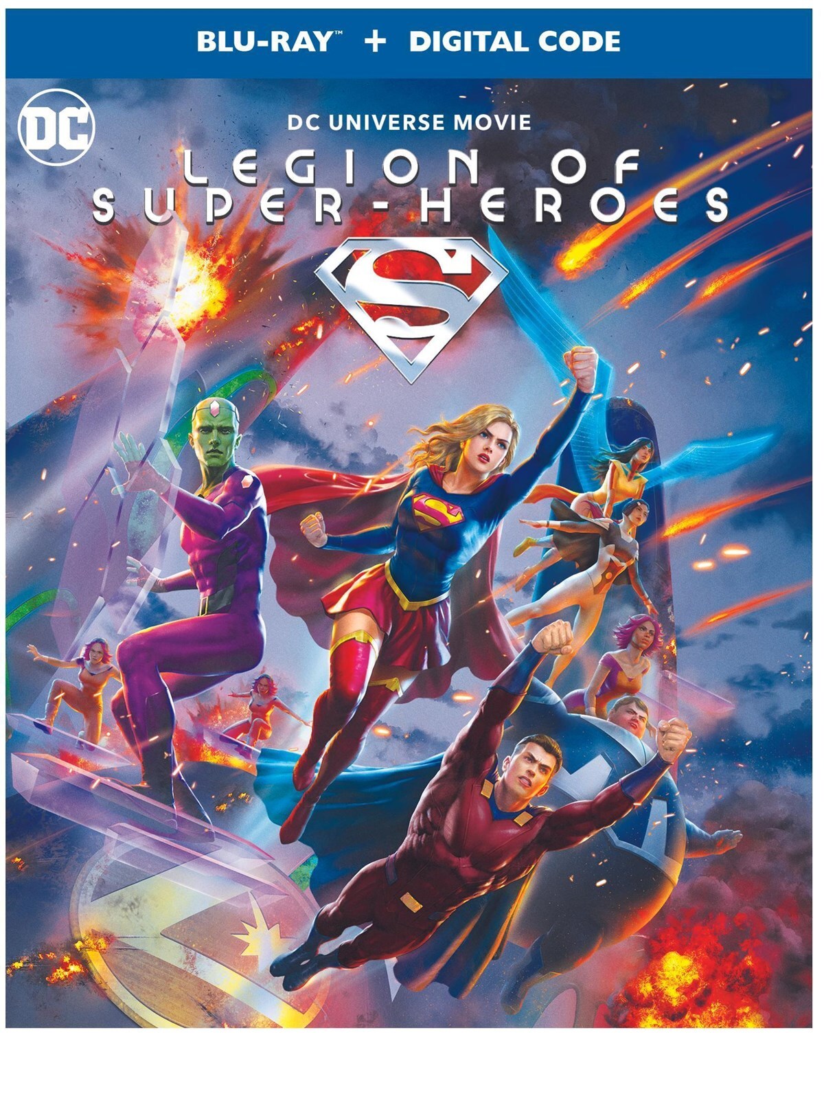 Legion of Super-heroes Blu-ray Meg Donnelly NEW