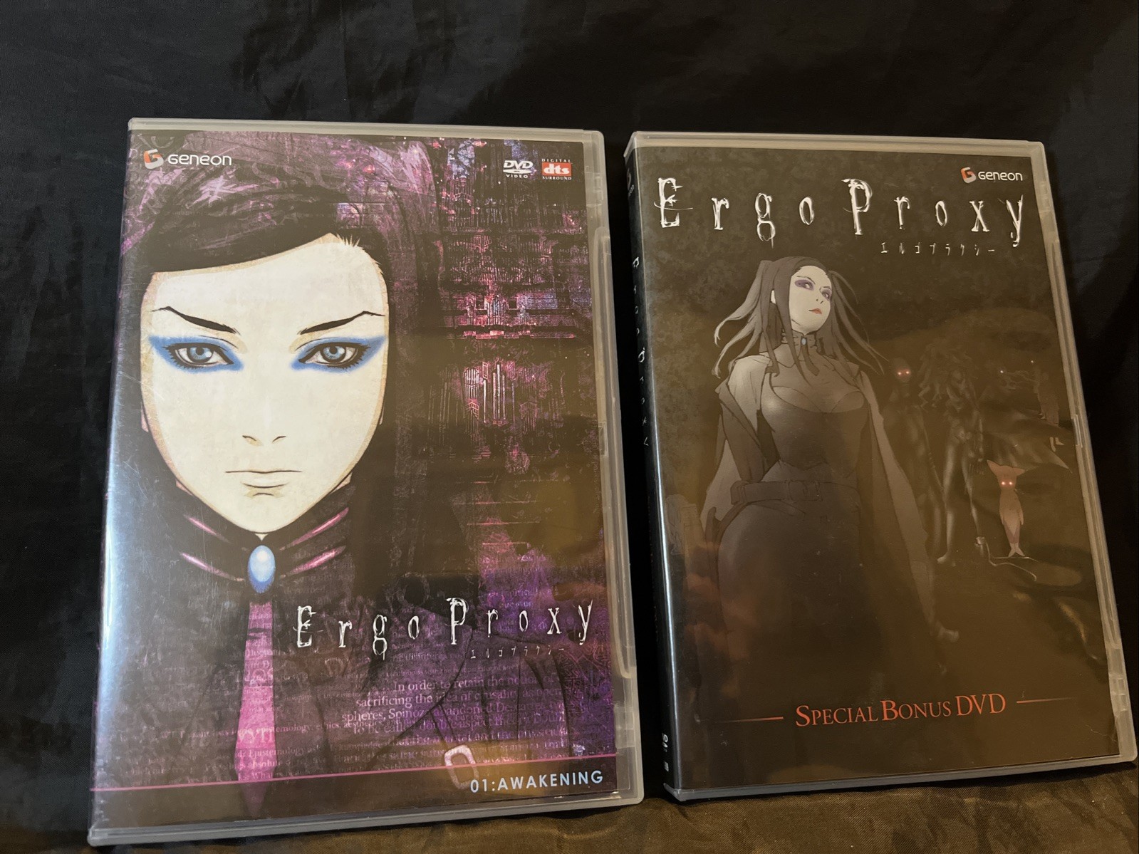 Ergo Proxy 2-DVD Lot Anime Series Volume 1 Awakening + Special Bonus Disc Geneon