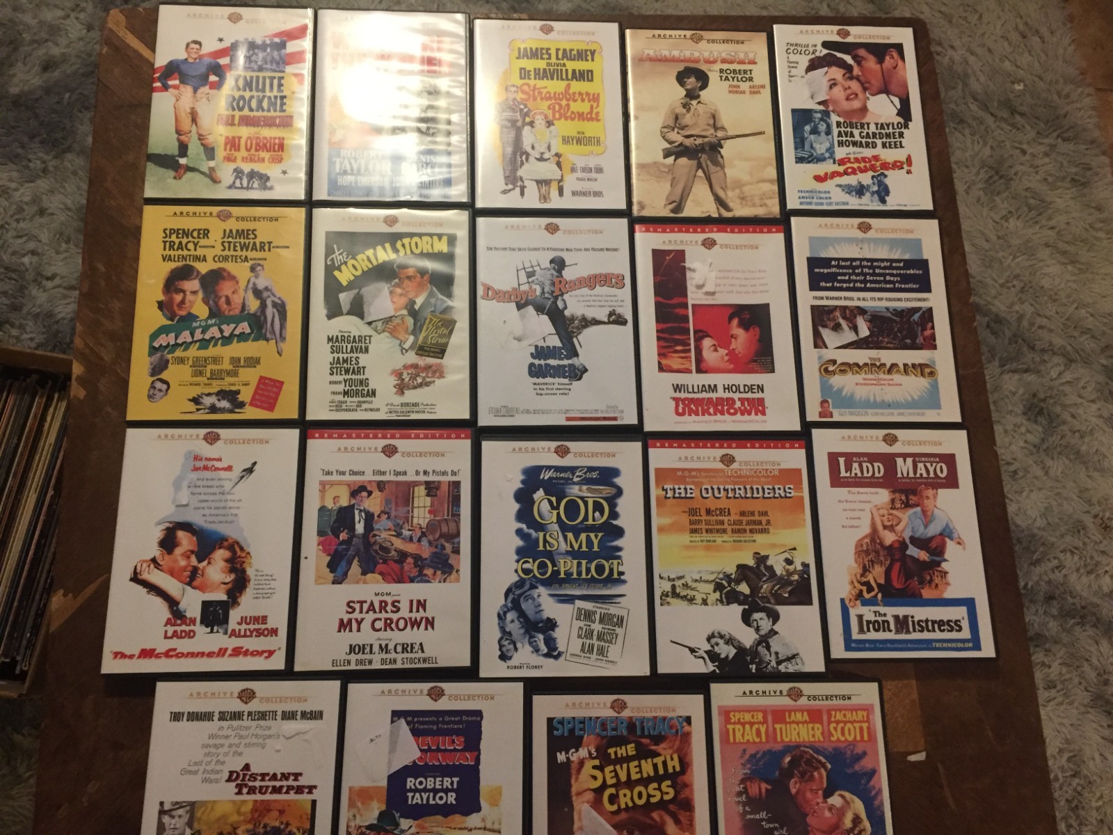 Warner Archive Collection DVD Lot X19 40-50s See Description