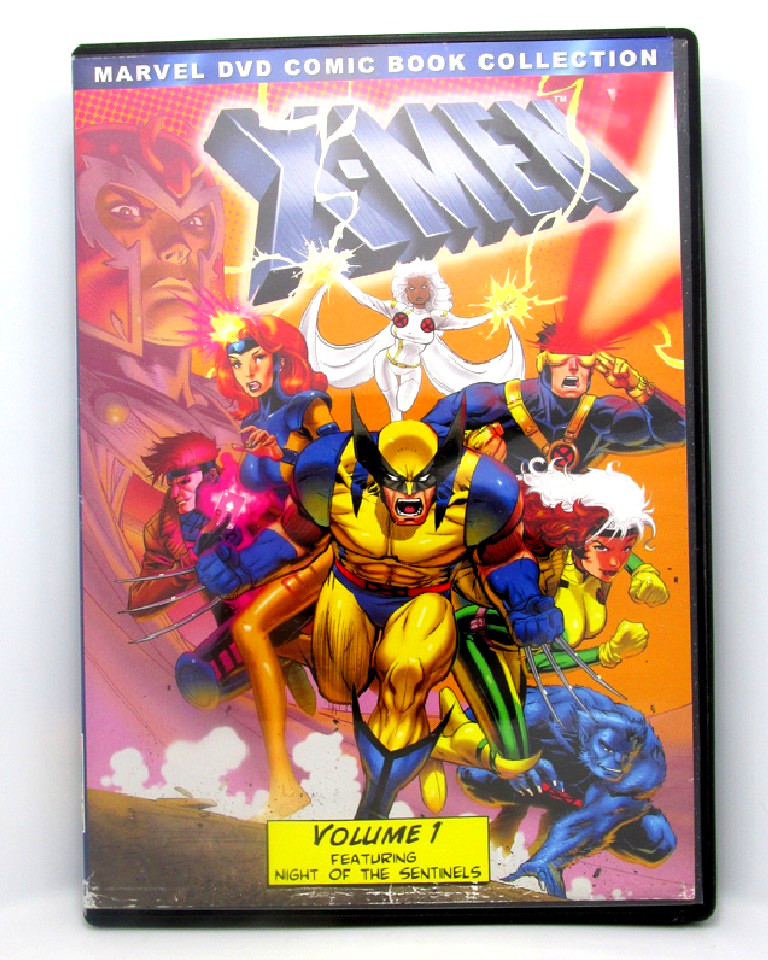 Marvel Comic Book Collection 🌃 X-Men – Volume 1 🌃 (2009, 2 DVD) 16 Episode Set