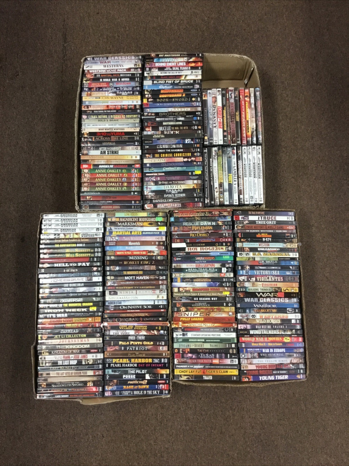 WESTERNS / MARTIAL ARTS / WAR – You Pick DVD Lot- ($1.79) Each – (Combined S&H)