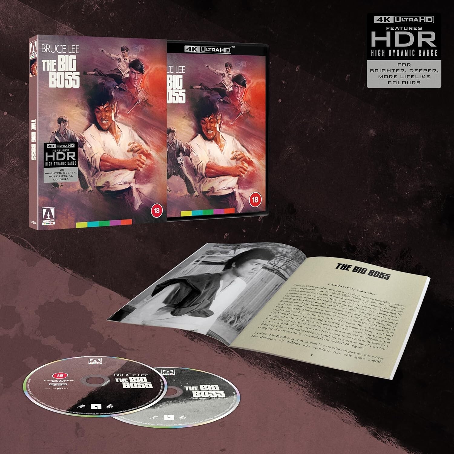 The Way of the Dragon / Big Boss / Fist of Fury / Game of Death 4K UHD LtdEd NEW