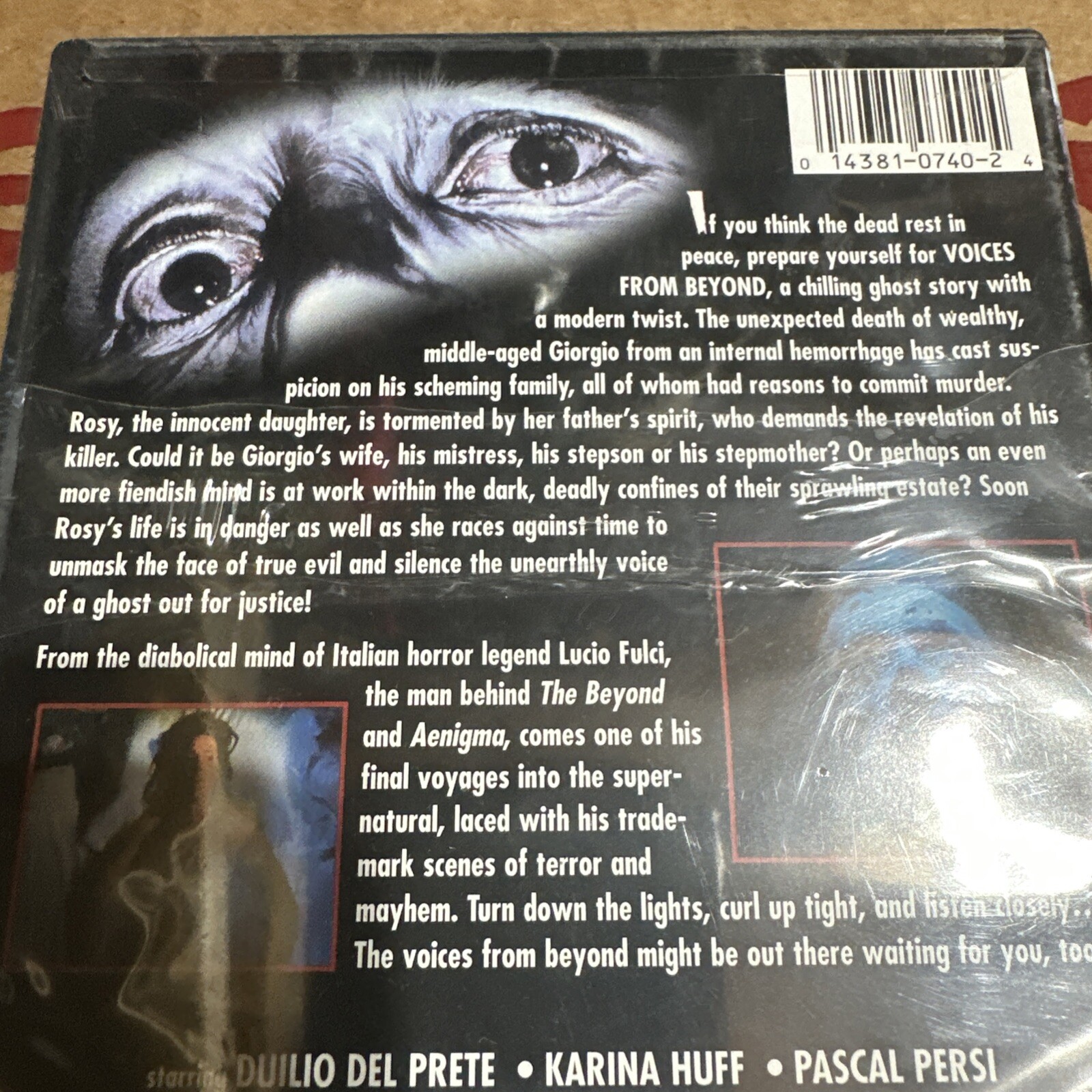 Voices From Beyond [DVD] Image Entertainment 2000 Lucio Fulci Euroshock