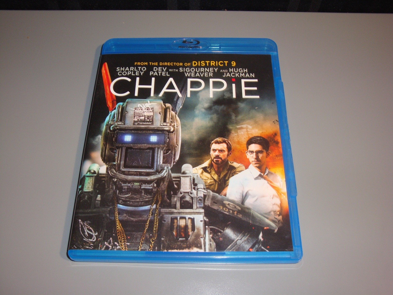 Chappie Blu-ray Sharlto Copley Dev Patel Hugh Jackman Neill Blomkamp Sci-Fi