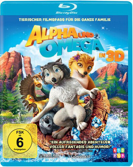 Alpha and Omega NEW Kids and Family Blu-Ray Disc Anthony Bell J. Long D. Hopper