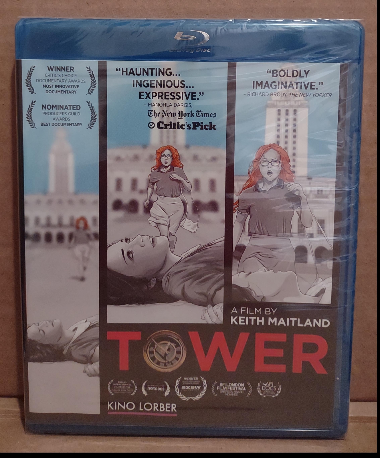 NEW – Tower Blu-ray 2016 [Kino Lorber] 1966 Texas Shooting Documentary