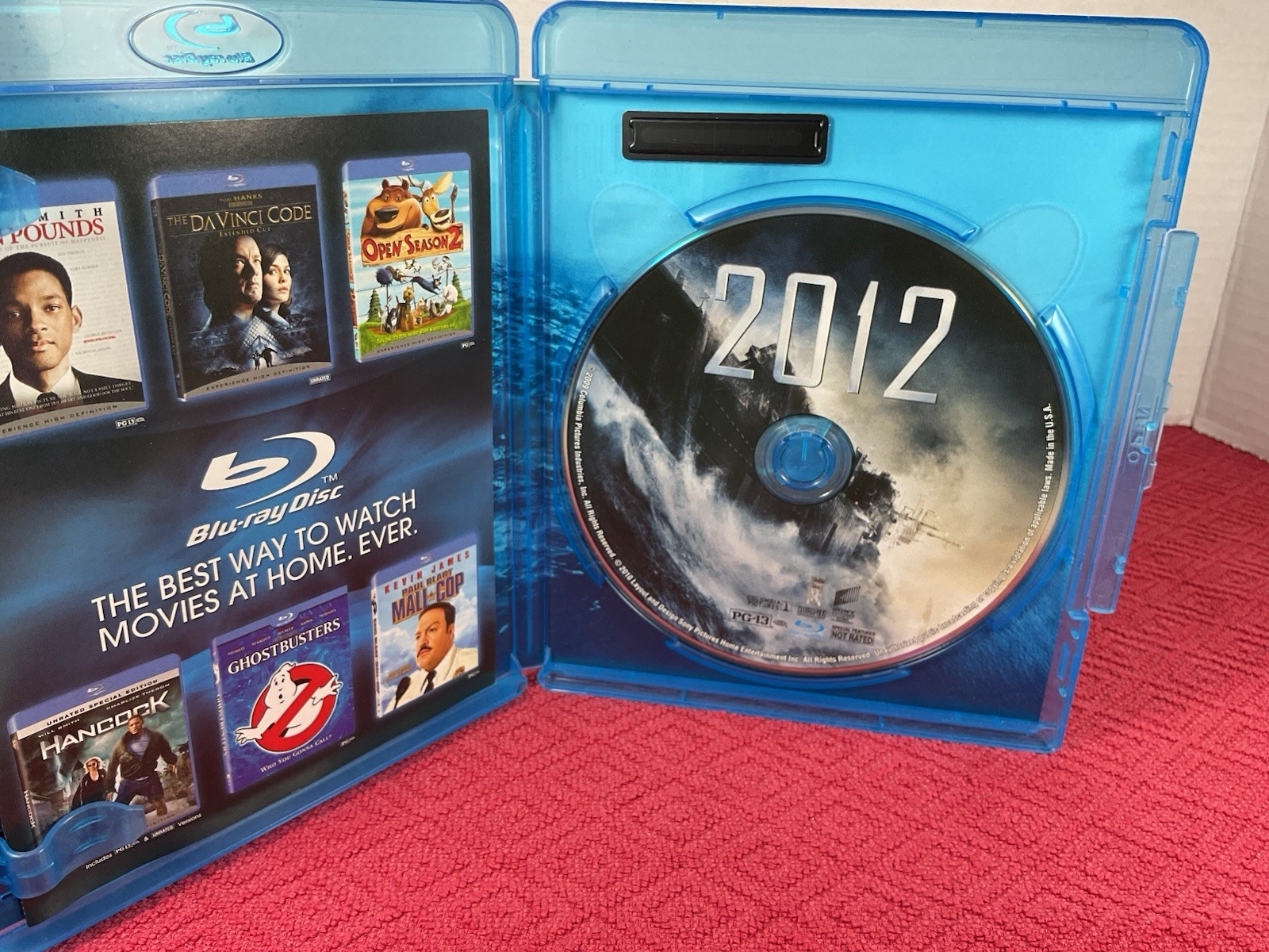 2012. Blu-ray. 2010. Used. Tested. Fast Shipping.