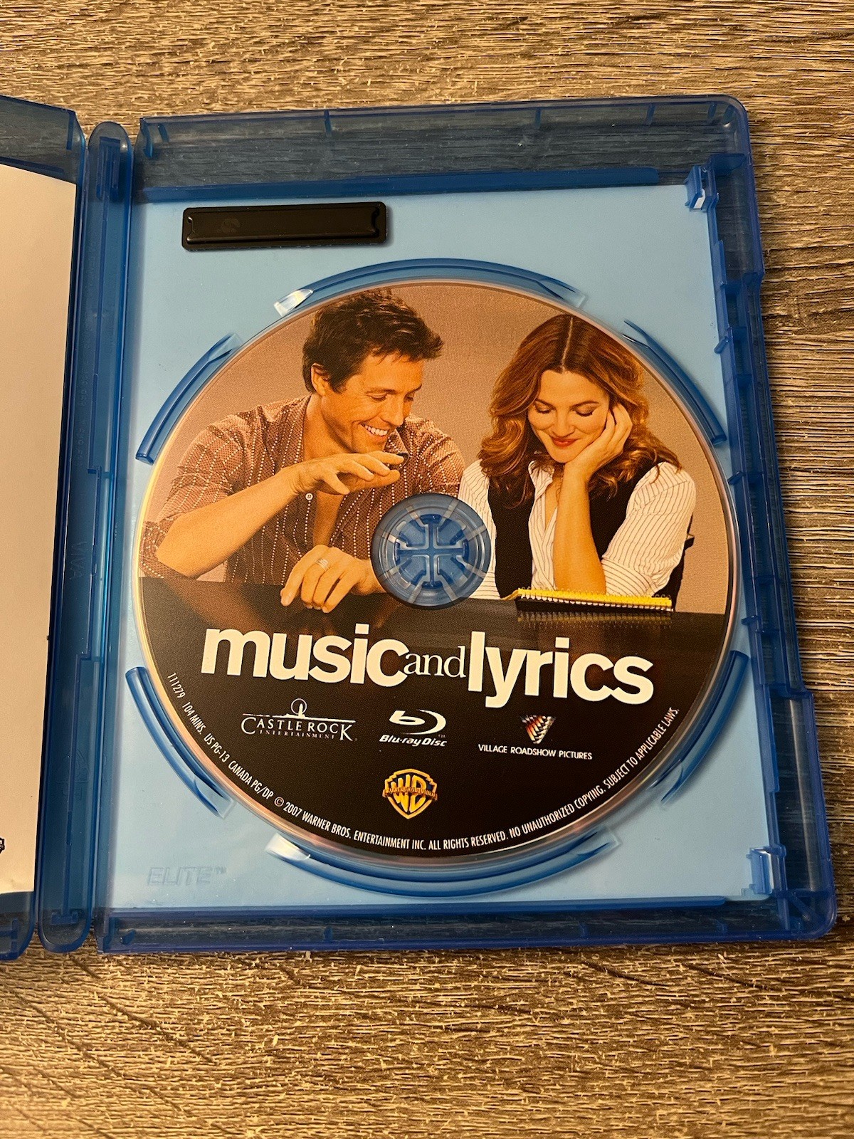 Music and Lyrics (Blu-ray Disc, 2007) Hugh Grant, Drew Barrymore Tested