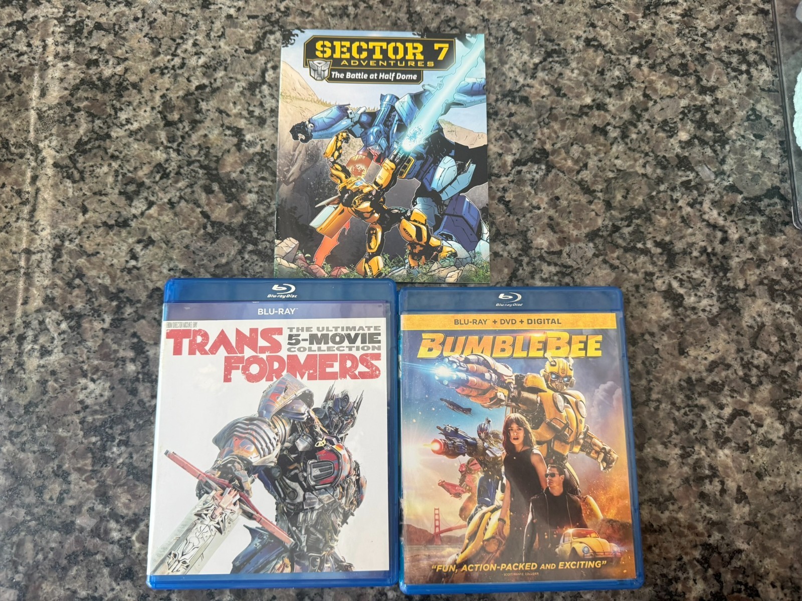 Bumblebee and Transformers 6-Movie Pack (Blu-ray, 2018)