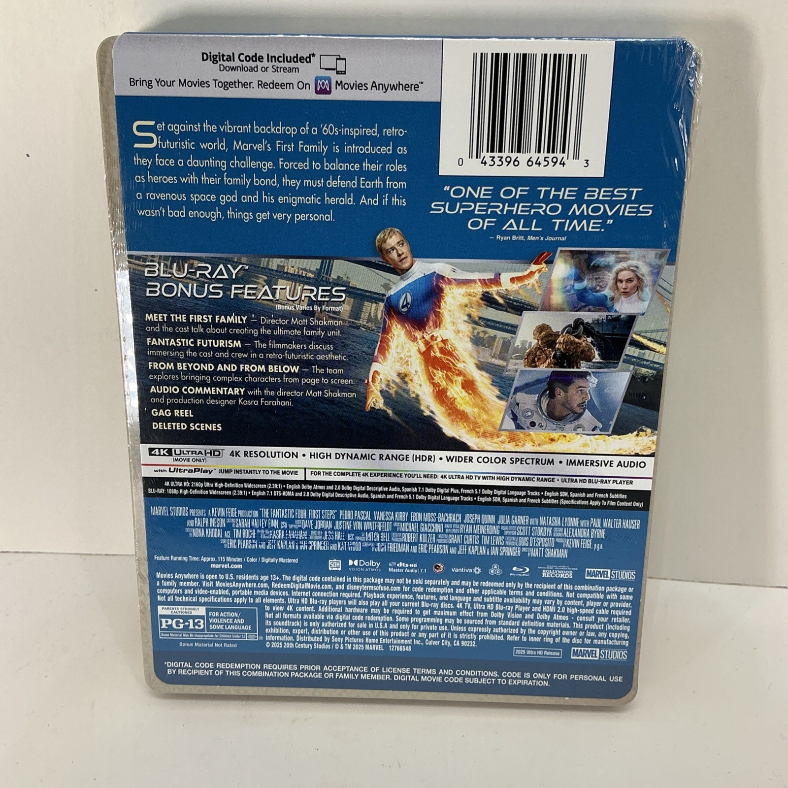 Steelbook The Fantastic Four: First Steps (4K + Digital) NEW Read Description