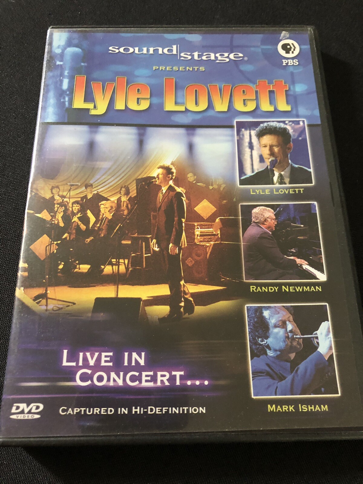PBS Soundstage Presents: Lyle Lovett, Randy Newman &Mark Isham DVD EUC
