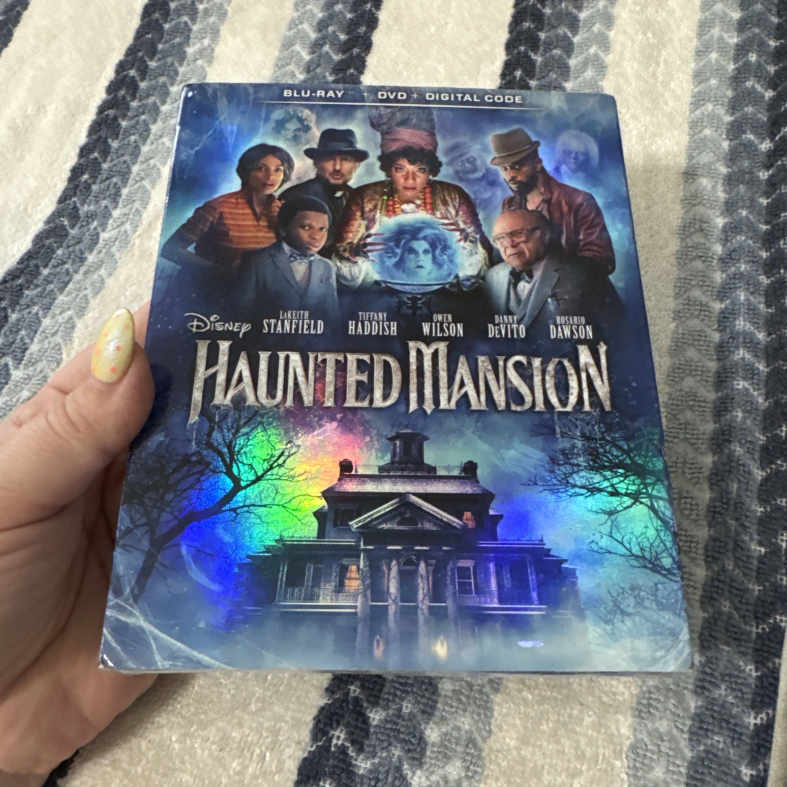 BRAND NEW Haunted Mansion (Blu-ray + DVD + Digital, 2023) W~ Slip !!!