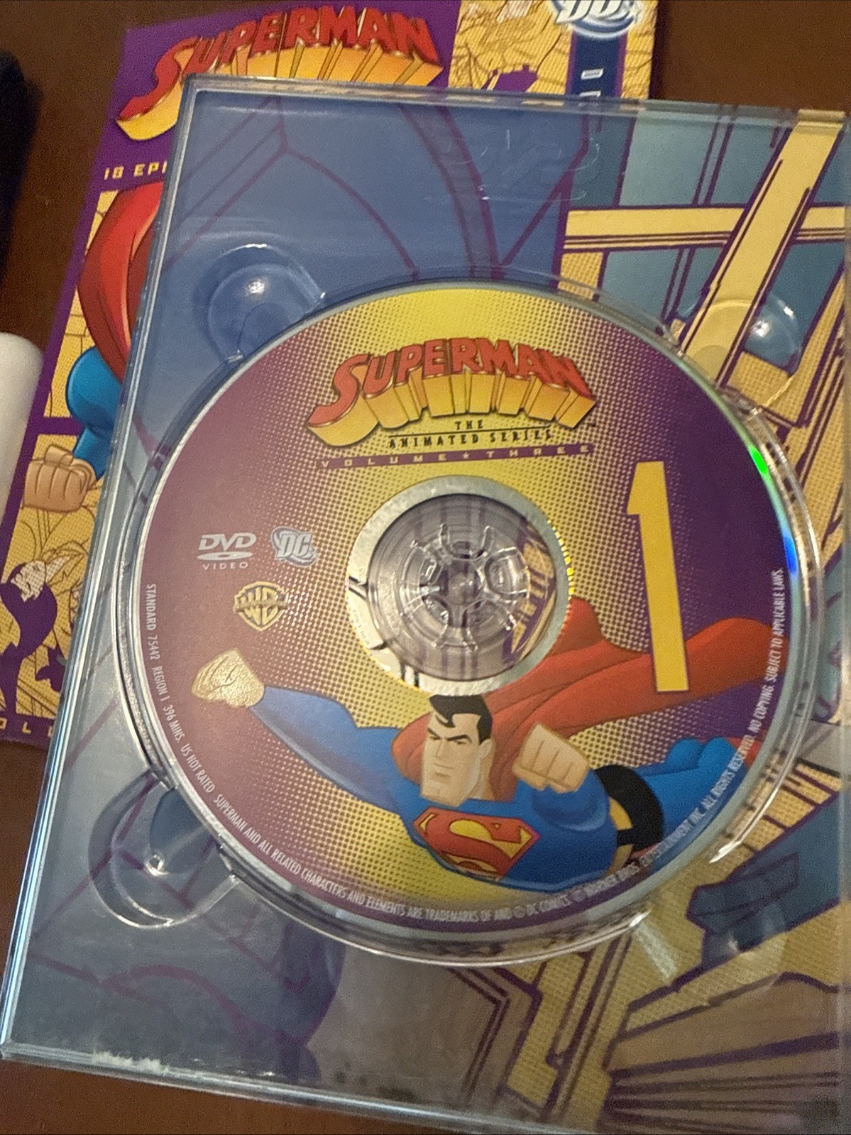 Superman: The Animated Series Complete TV Series DVDs Vol. 1-3