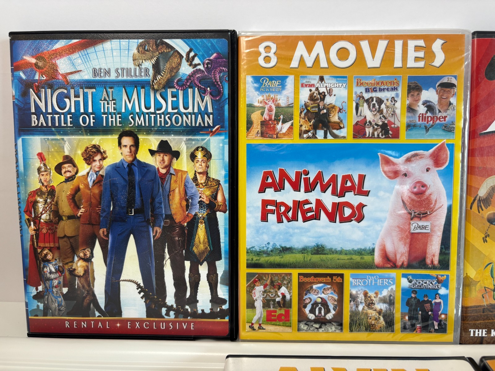 Lot of 6 Kids, Pre-Teen, Disney Included Movies – See Description for Titles