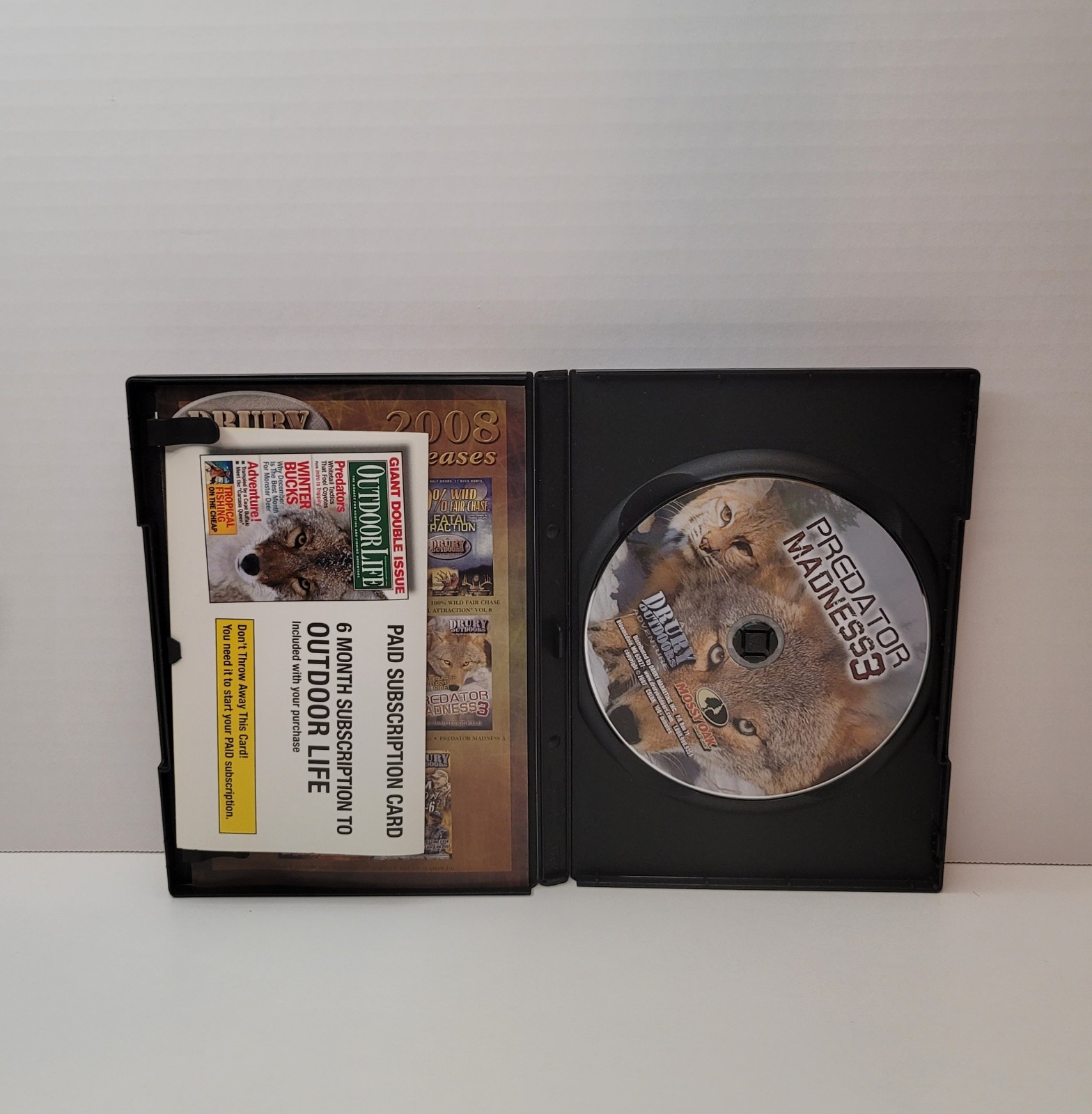 Drury Outdoors Adventures “Predator Madness 3” DVD Like New 100 Minutes