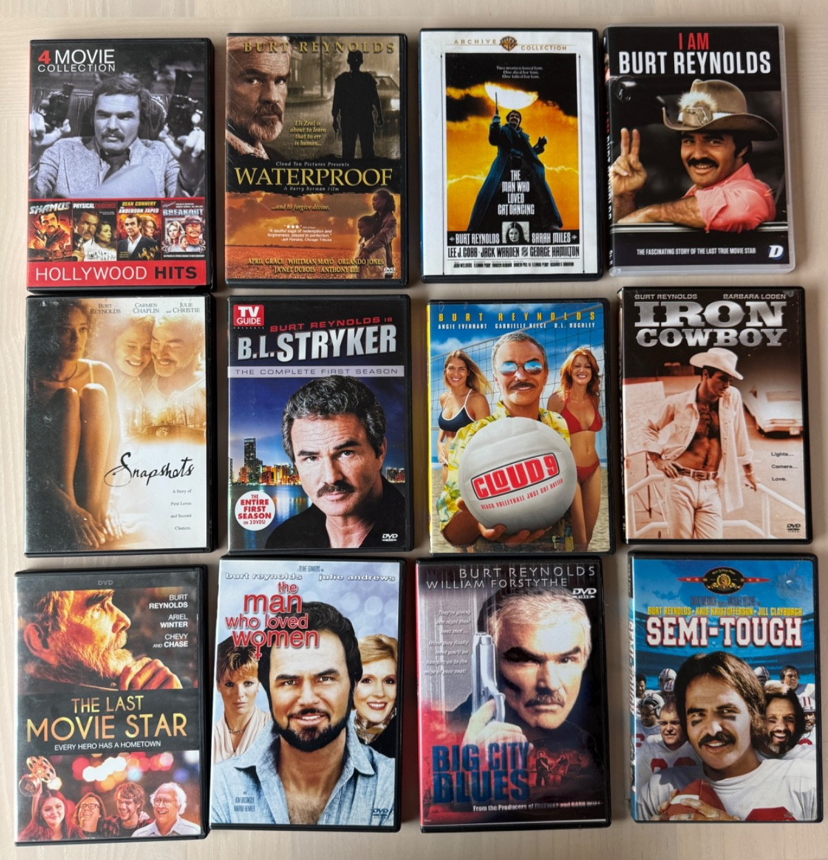 12 Burt Reynolds DVD Set – 14 Movies + 1st Season B.L. Stryker – 15 Discs