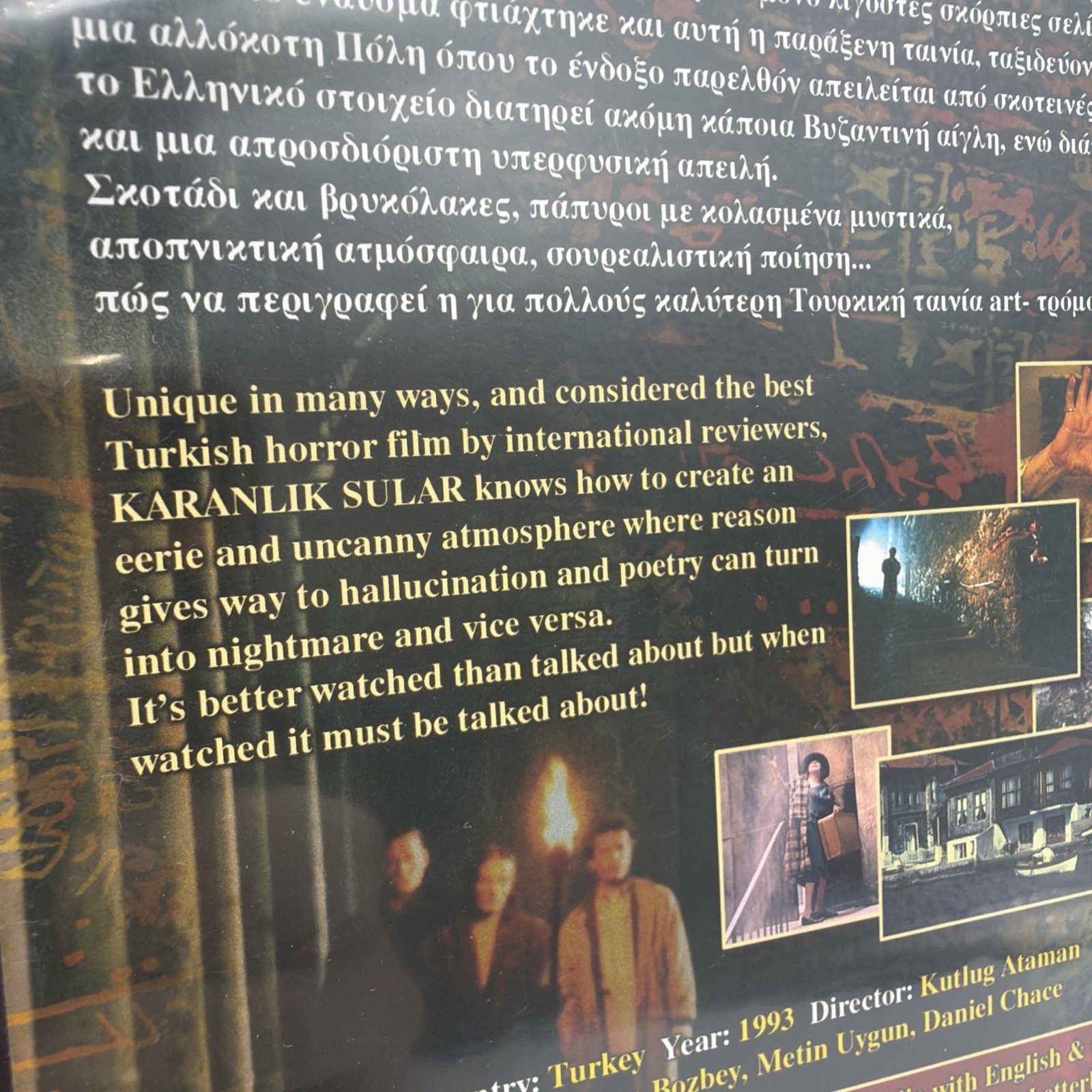 Karanlik Sular (The Serpent’s Tale) DVD ALL Region PAL #751/1200 Turkish Horror