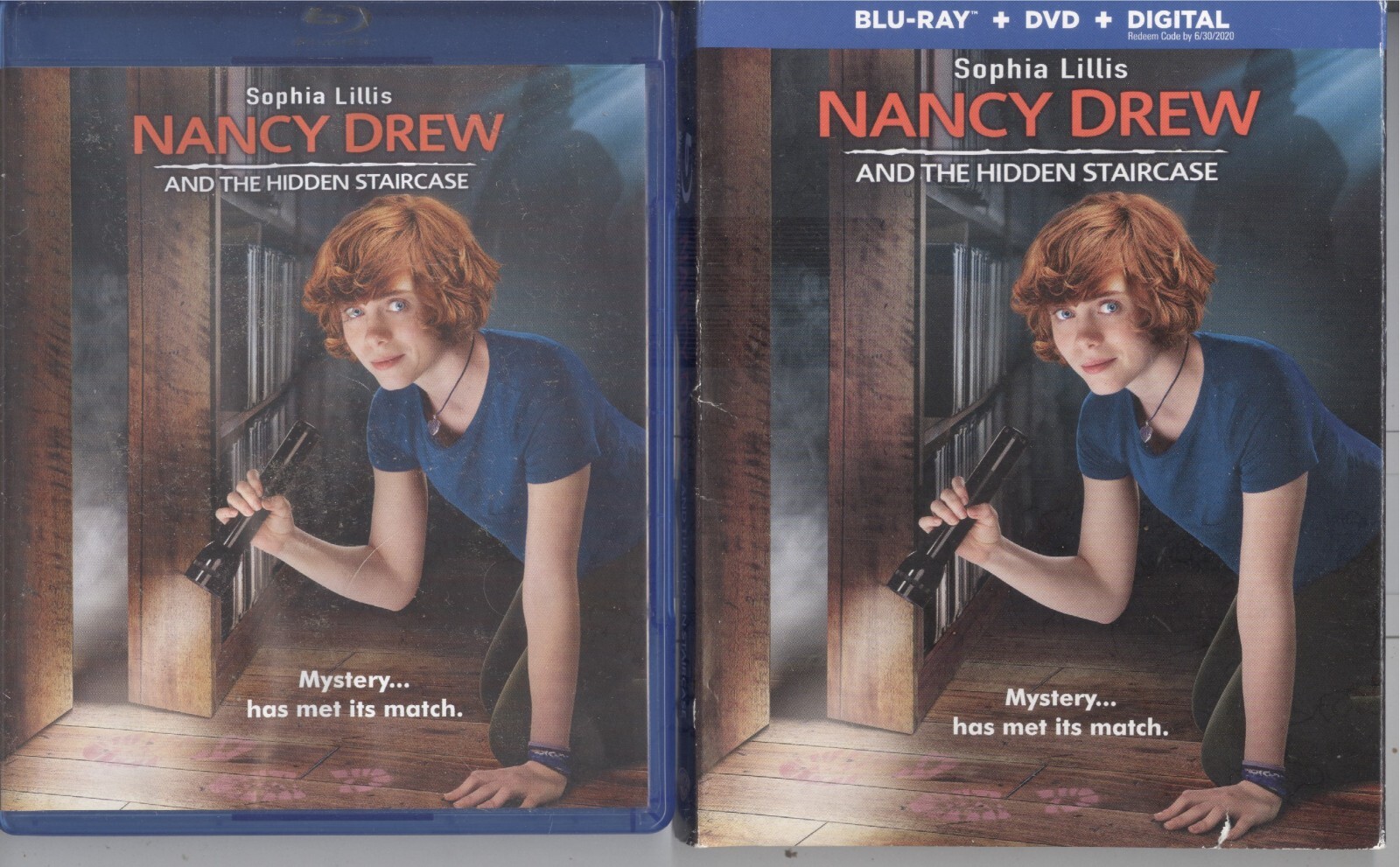 Nancy Drew & The Hidden Staircase (2019) R1 DVD + Blu-ray A + Digital Code