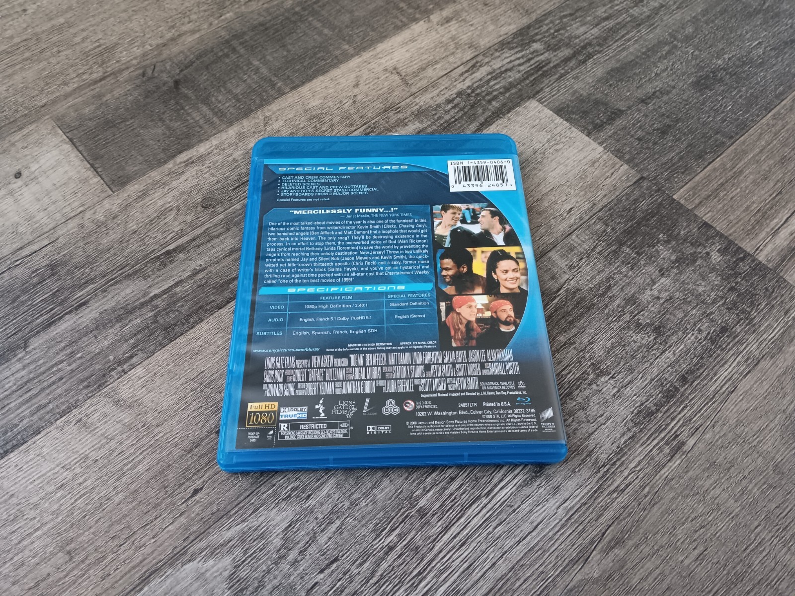 Dogma (Blu-ray, 1999) Ben Affleck Matt Damon Chris Rock Kevin Smith
