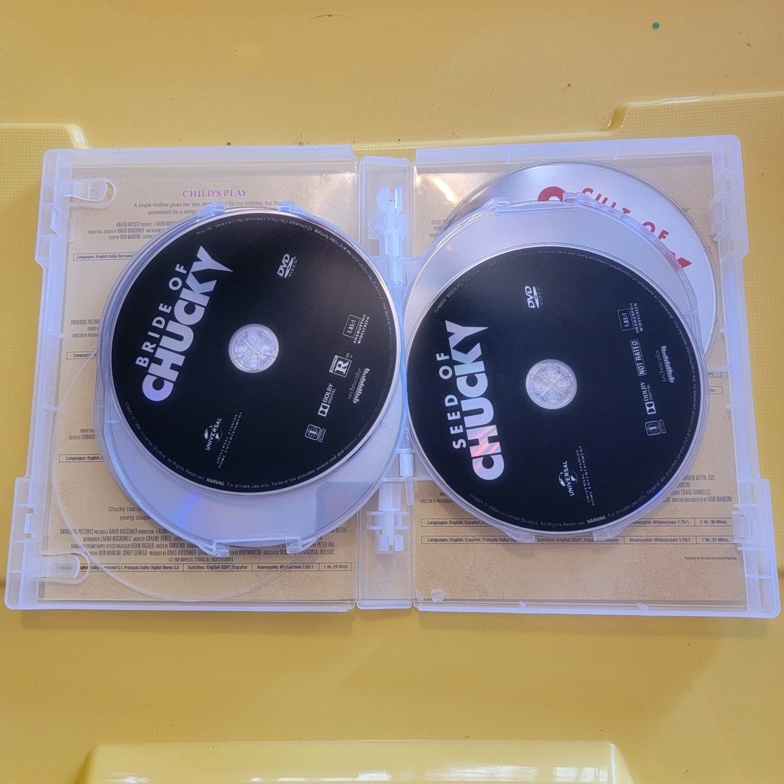 Chucky Complete 7-Movie Collection DVD (1988-2017) Don Mancini Horror