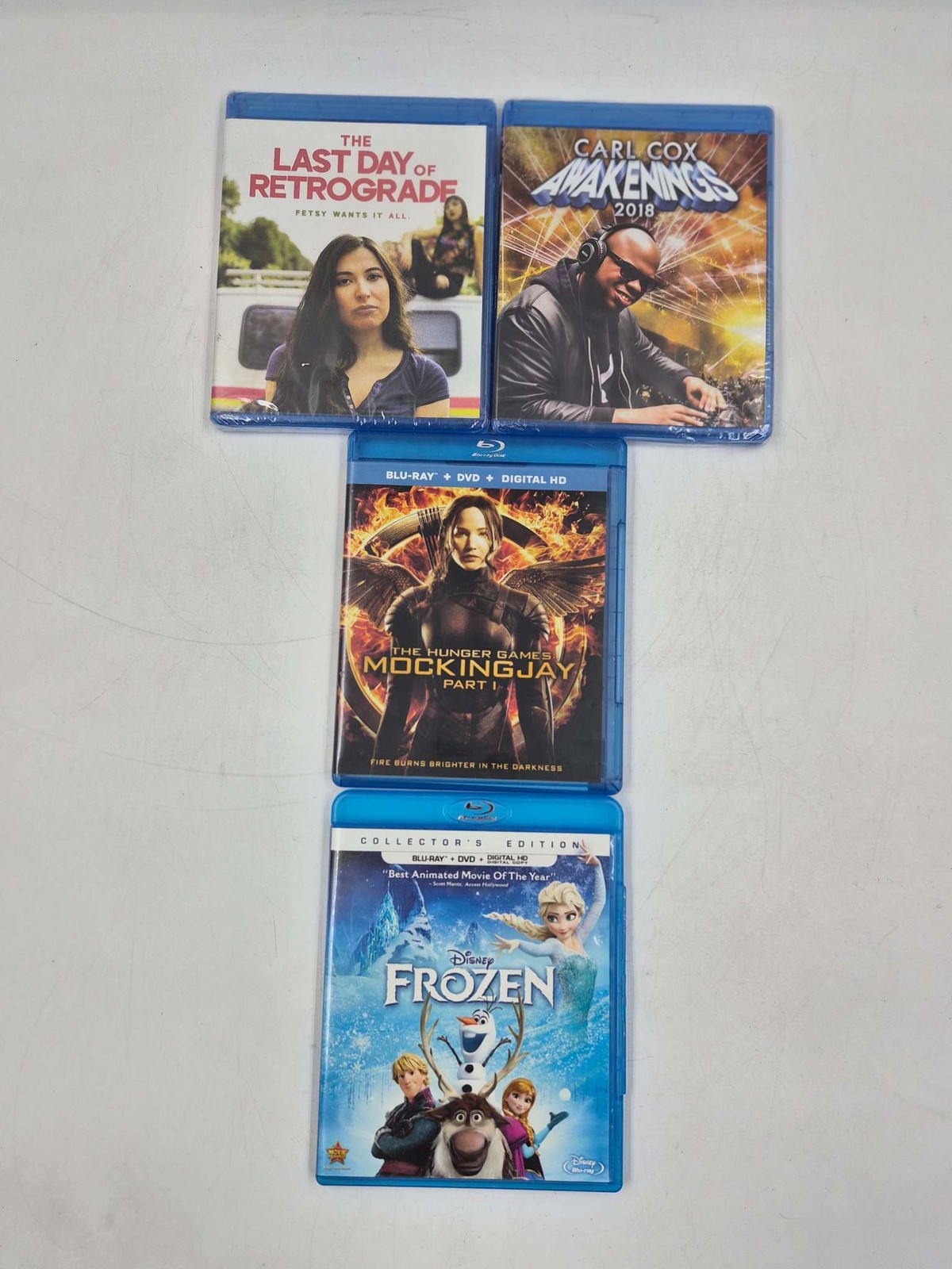 Lot of 40 Blu-ray & DVD Movies Action Sci-Fi Comedy Drama Mixed Condition Used