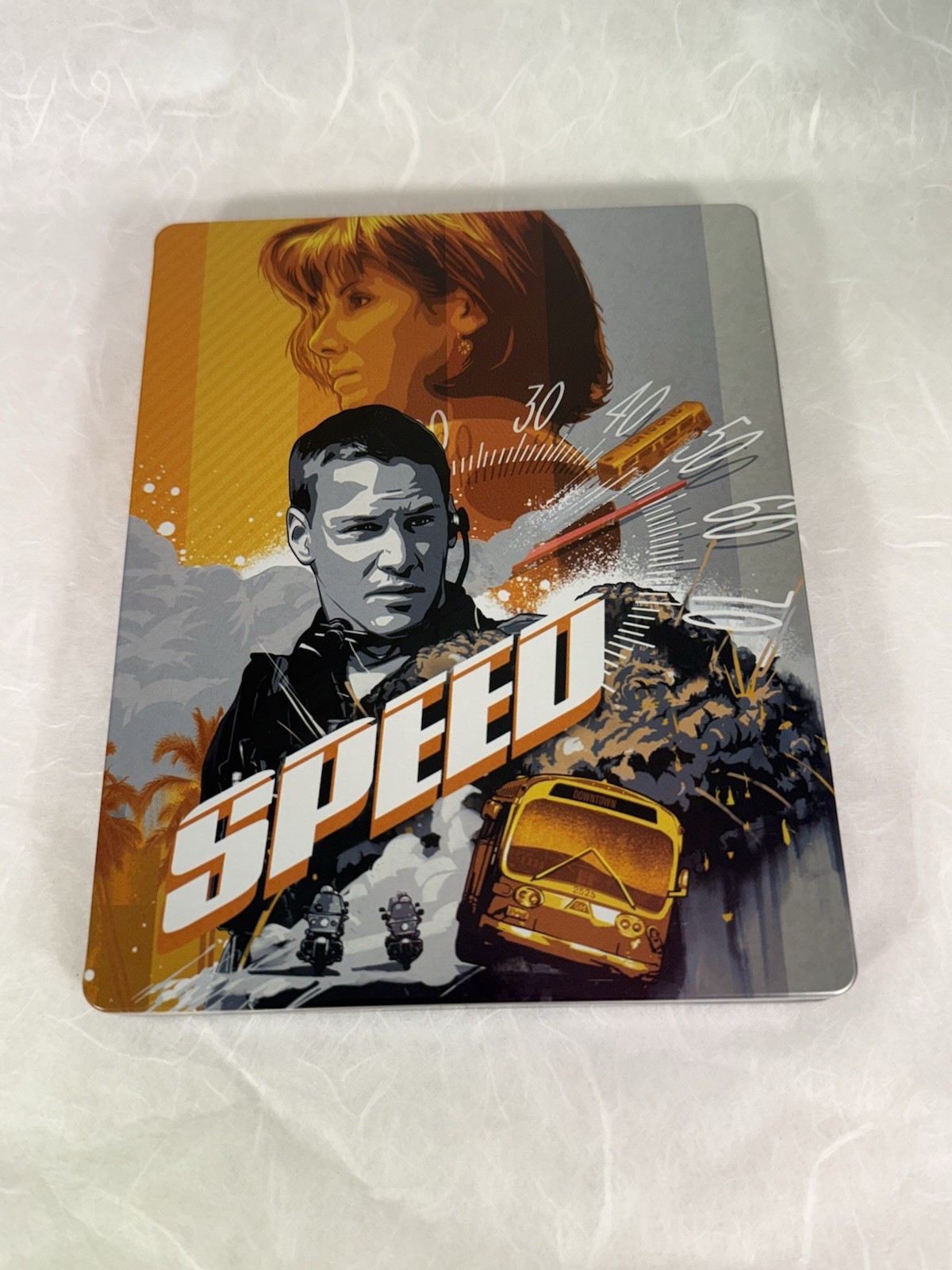 Speed 1994 4K Ultra HD Blu-ray Steelbook Best Buy Exclusive OOP Keanu Reeves