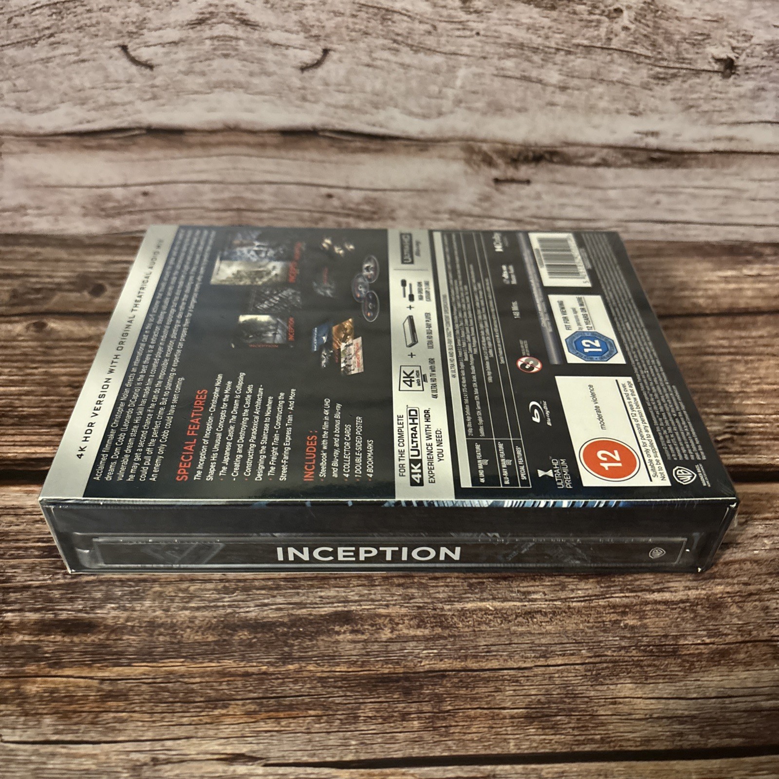 Inception Ultimate Collector’s Edition Steelbook (4K UHD Blu-Ray) NEW SEALED