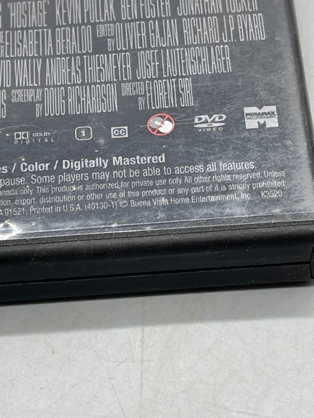 hostage every second counts dvd Bruce Willis rated R 113 minutes English READ
