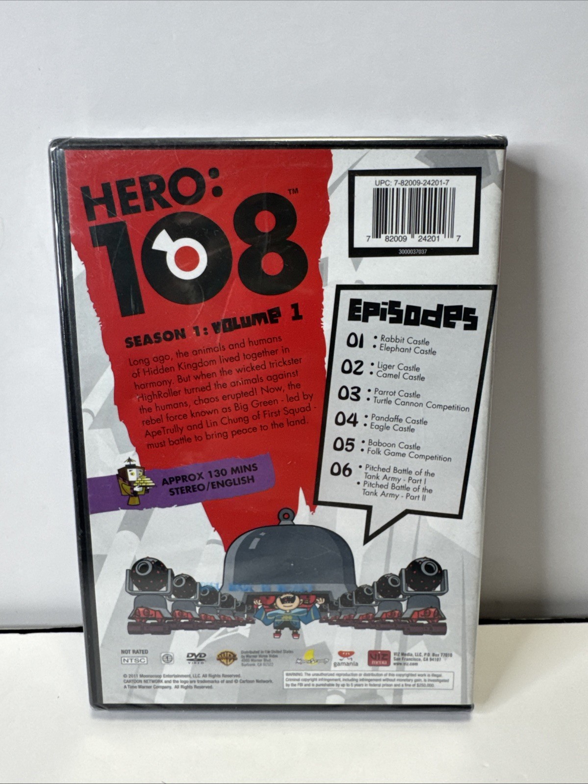 Hero: 108 – Season 1, Vol. 1 (DVD, 2011) BRAND NEW SEALED