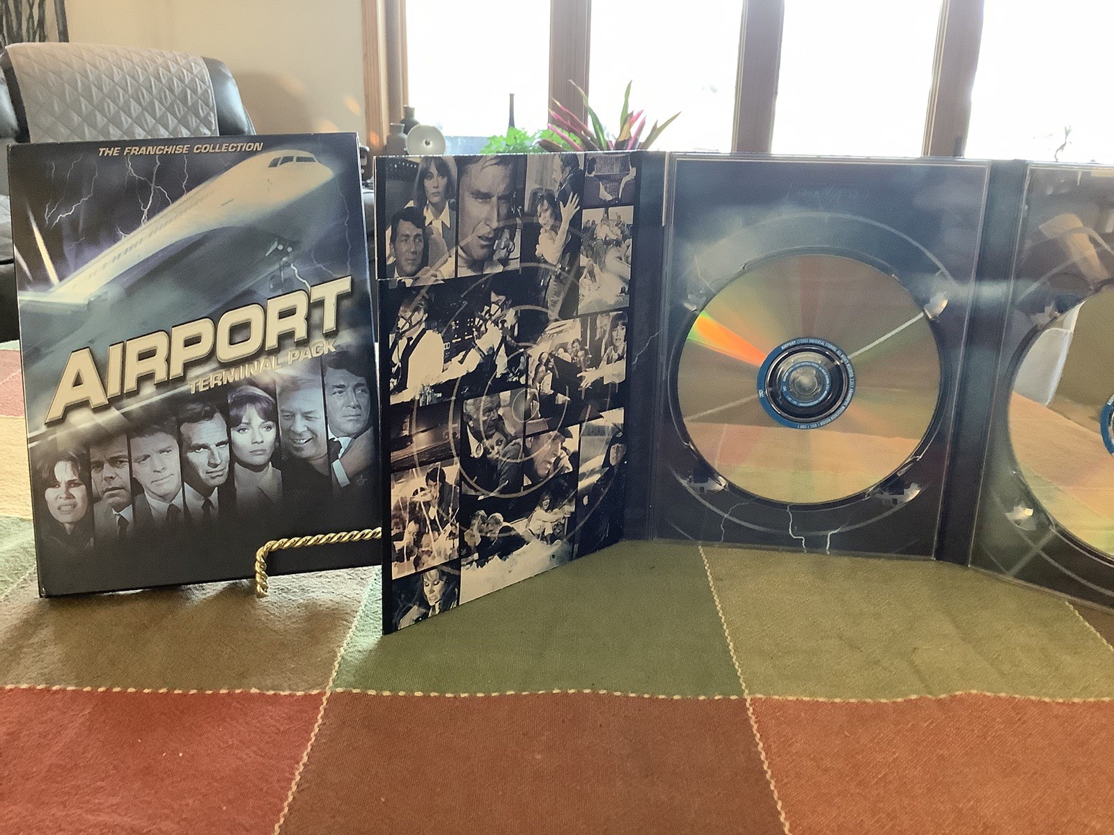Airport Terminal Pack Used DVD, 2004, 2-Disc Four Films Terror Free USA Shipping