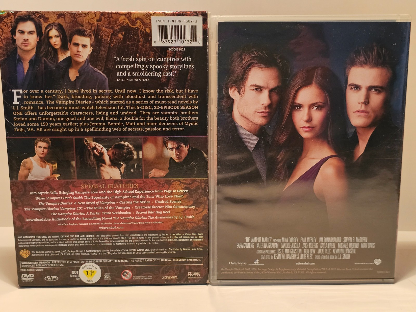 The Vampire Diaries Complete First Season DVD 5 Disc Set